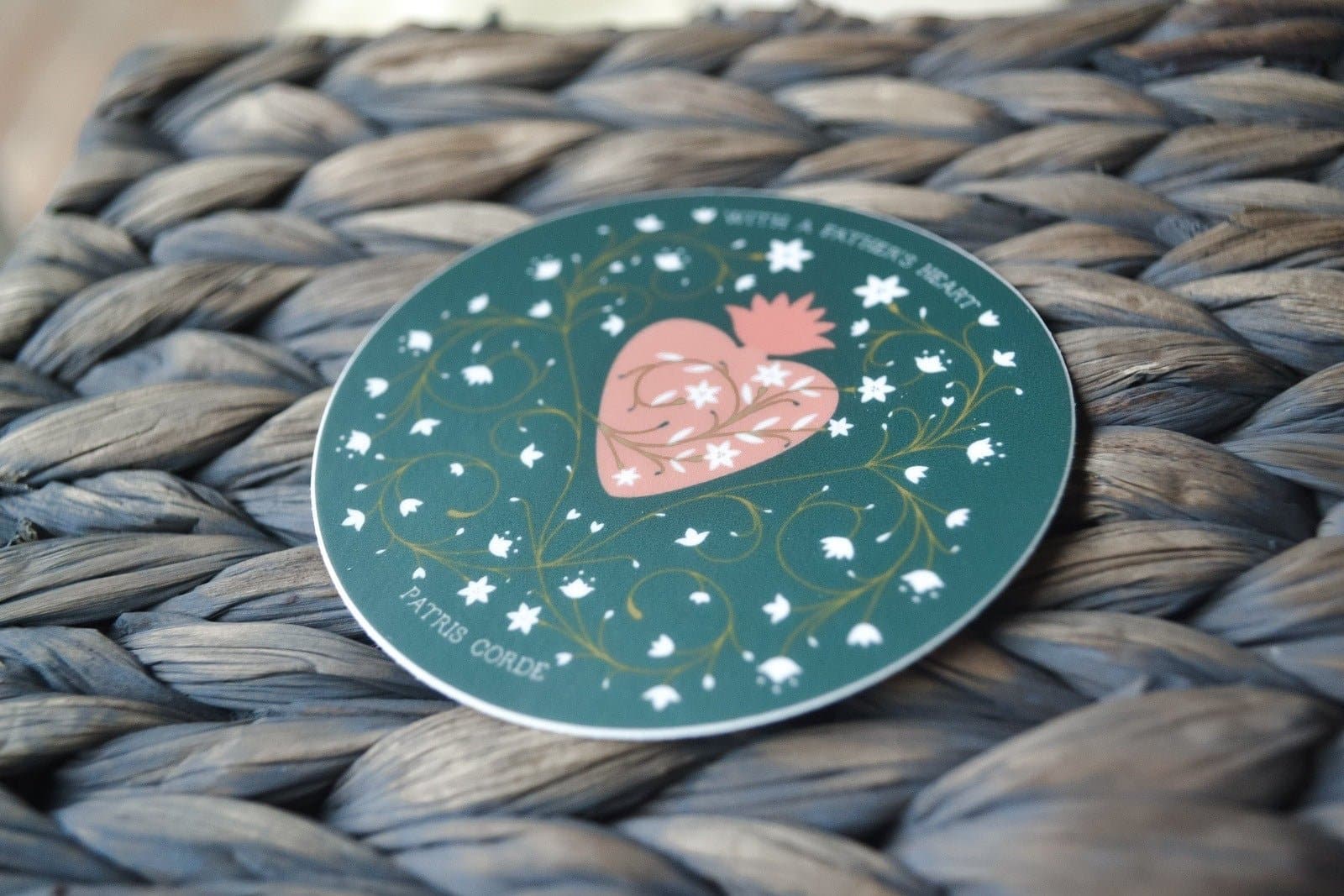 Chaste Heart of St. Joseph Vinyl Sticker - Image 12