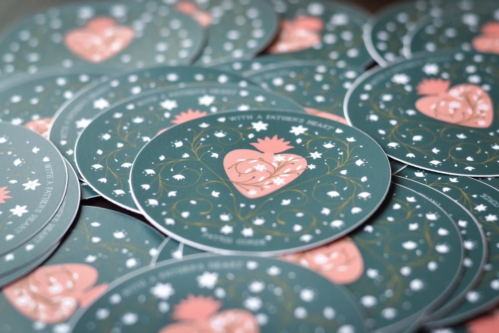 Chaste Heart of St. Joseph Vinyl Sticker - Image 5