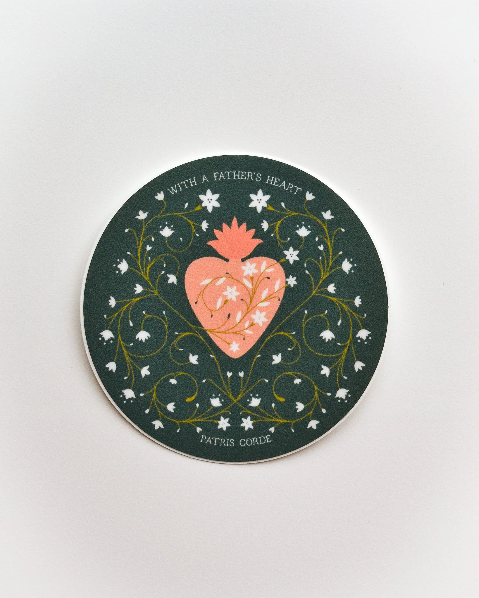 Chaste Heart of St. Joseph Vinyl Sticker - Image 6