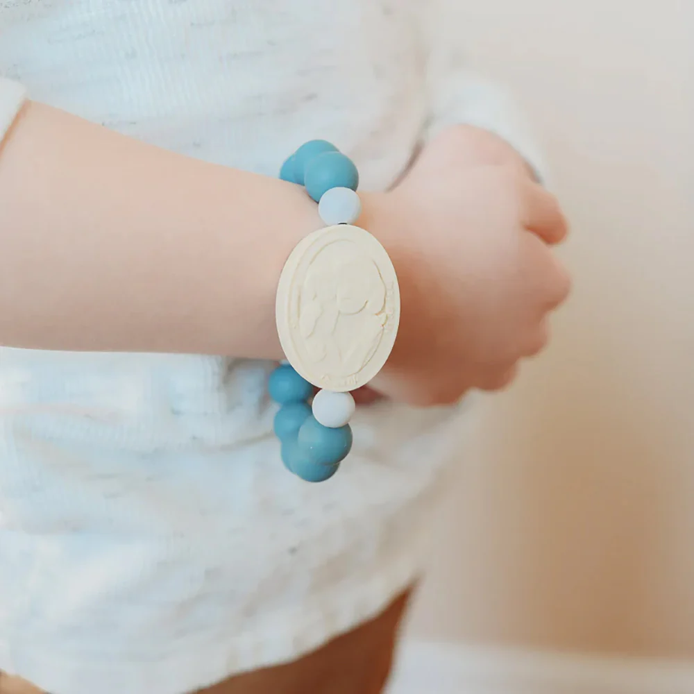 Chews Life Children's St. Joseph & St. Michael Bracelet - Image 4