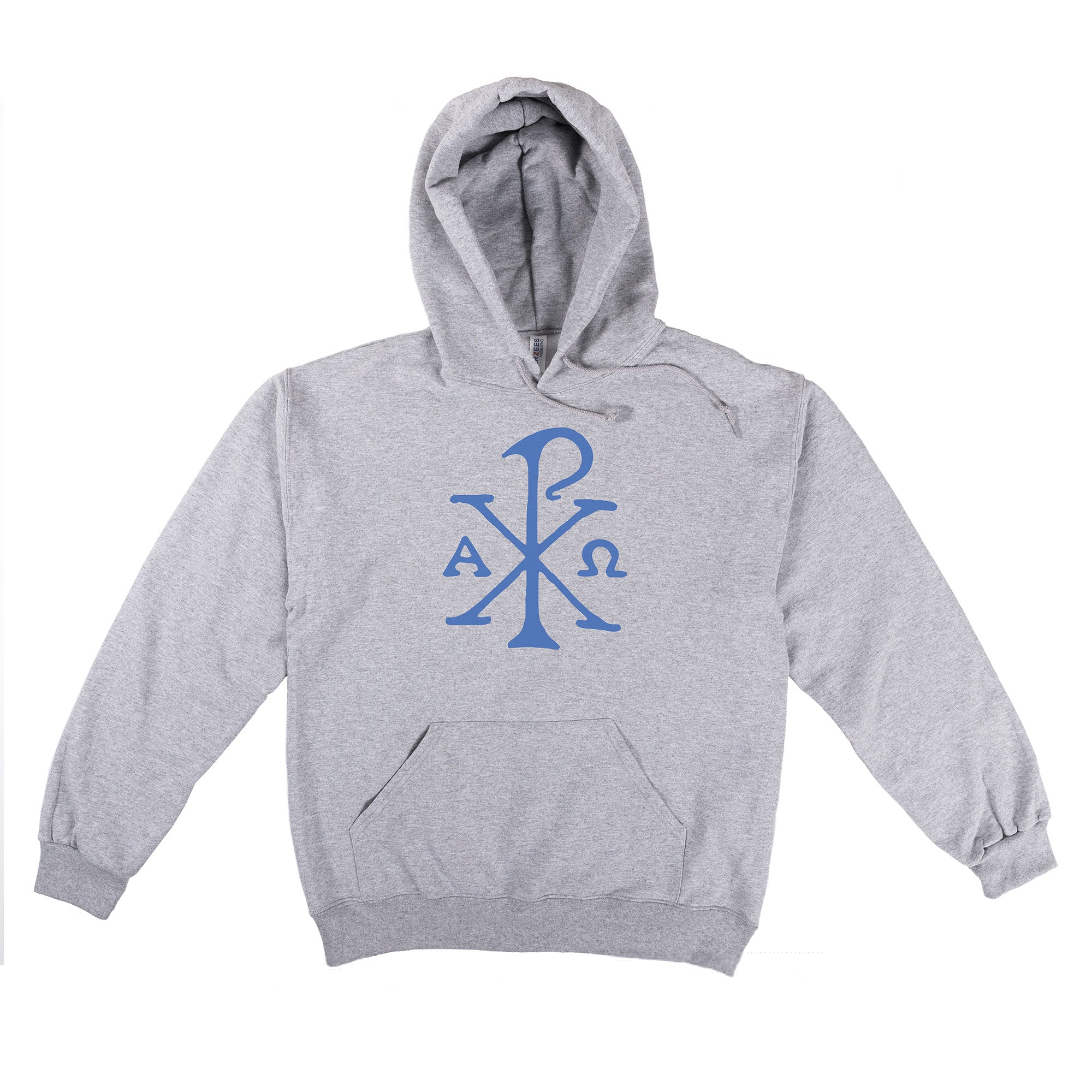 Chi Rho Grey Hooded Sweatshirt