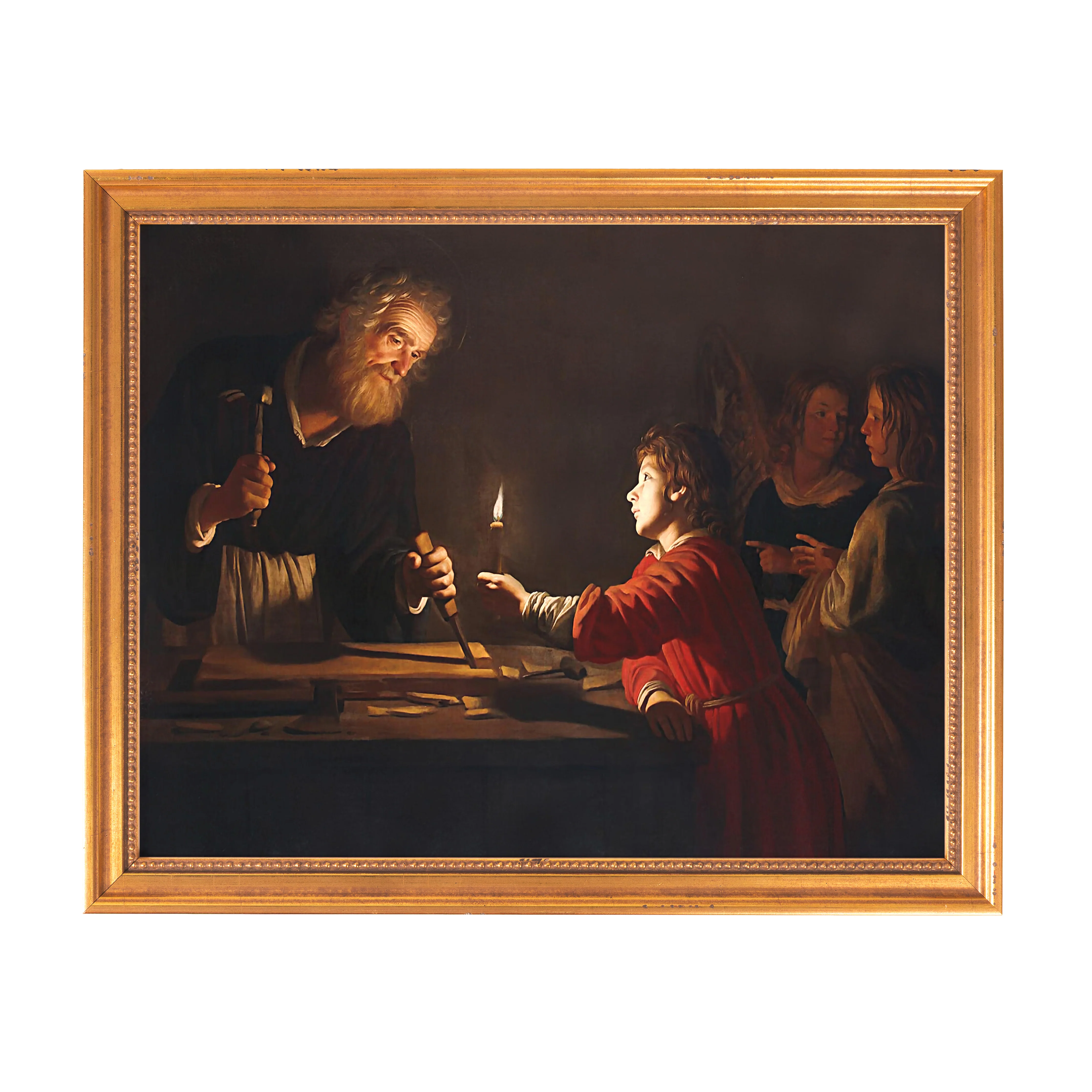 Childhood of Christ Framed Canvas - Sacred Classics Collection - Image 4