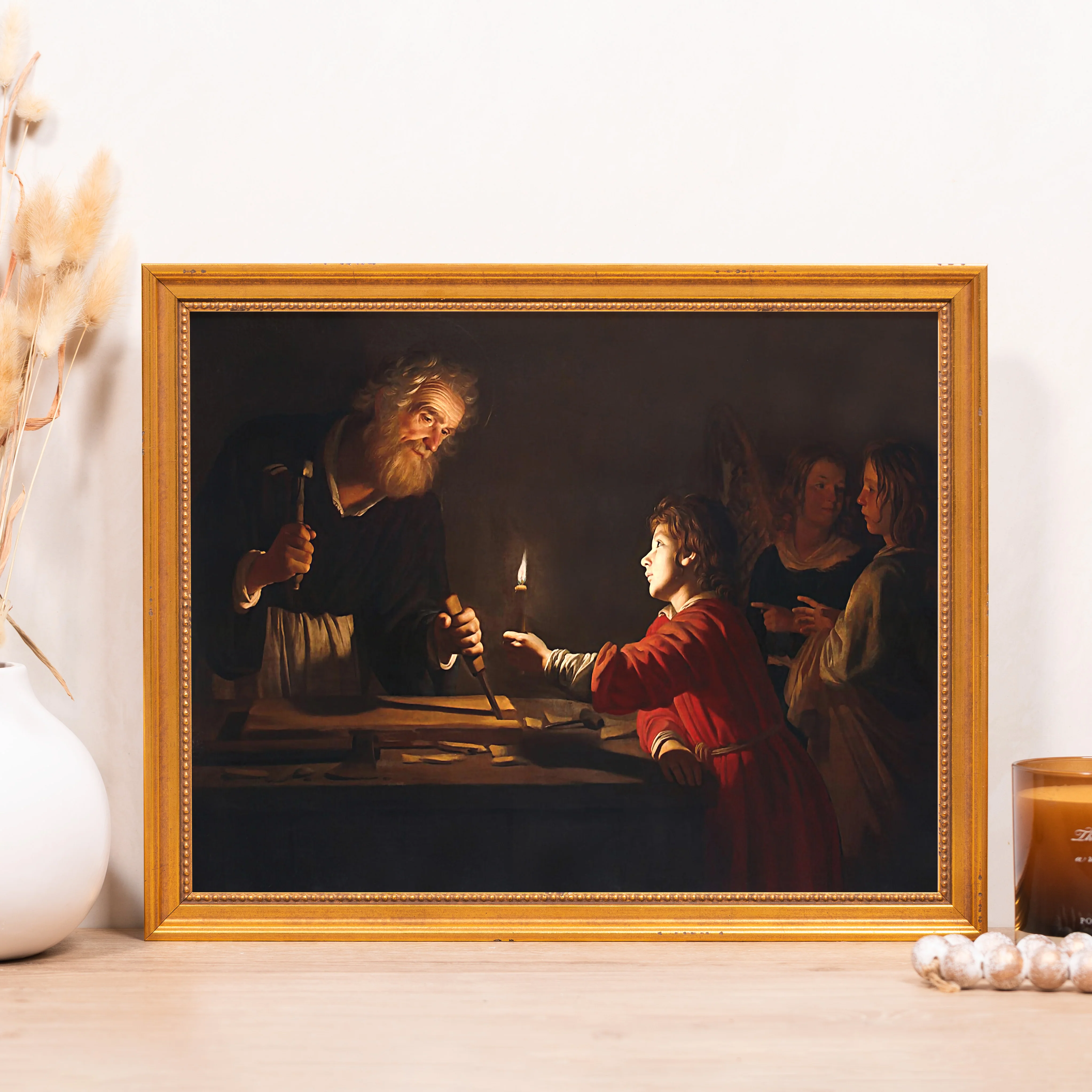 Childhood of Christ Framed Canvas - Sacred Classics Collection - Image 7