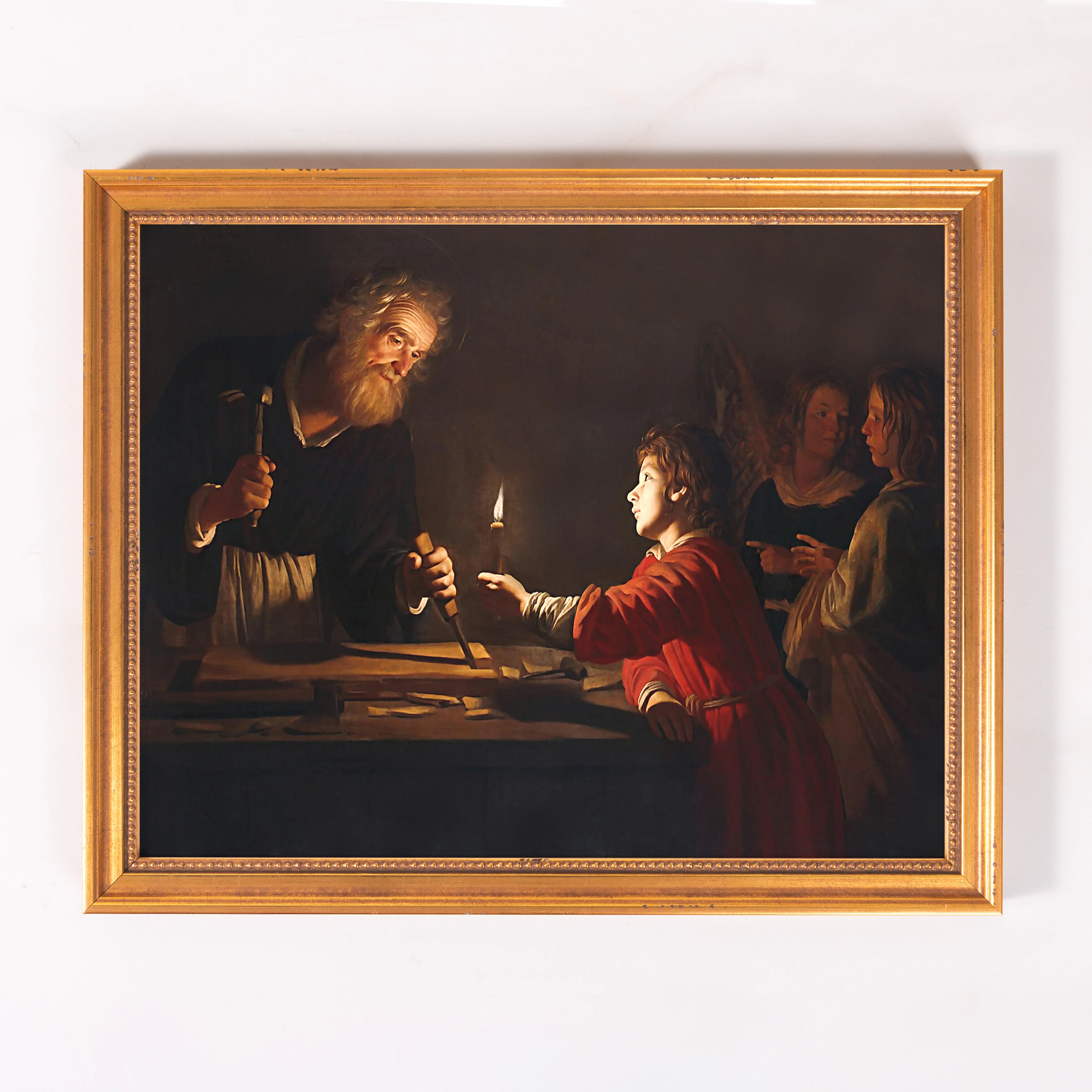 Childhood of Christ Framed Canvas - Sacred Classics Collection - Image 8