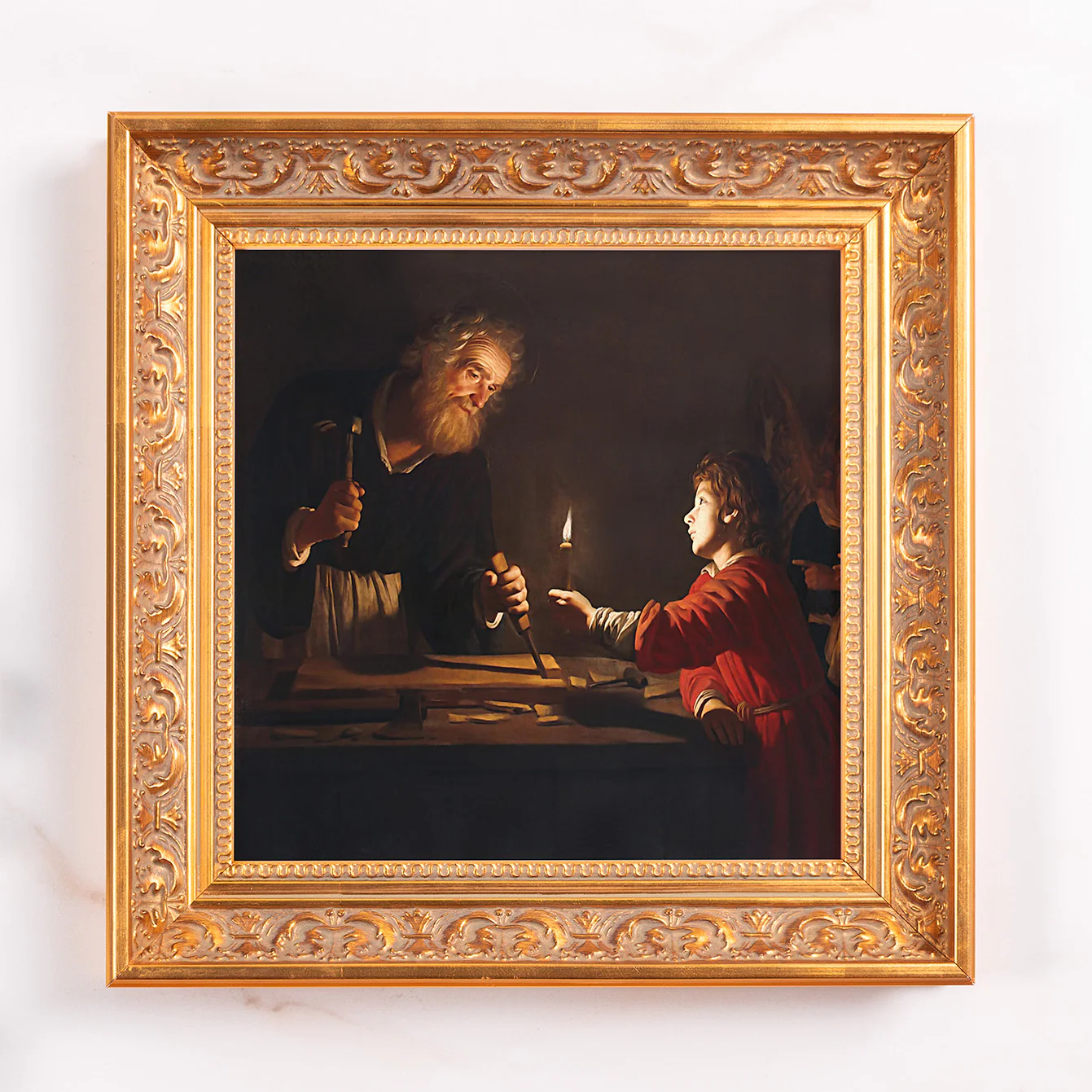 Childhood of Christ Framed Canvas - Sacred Mini Collection - Image 2