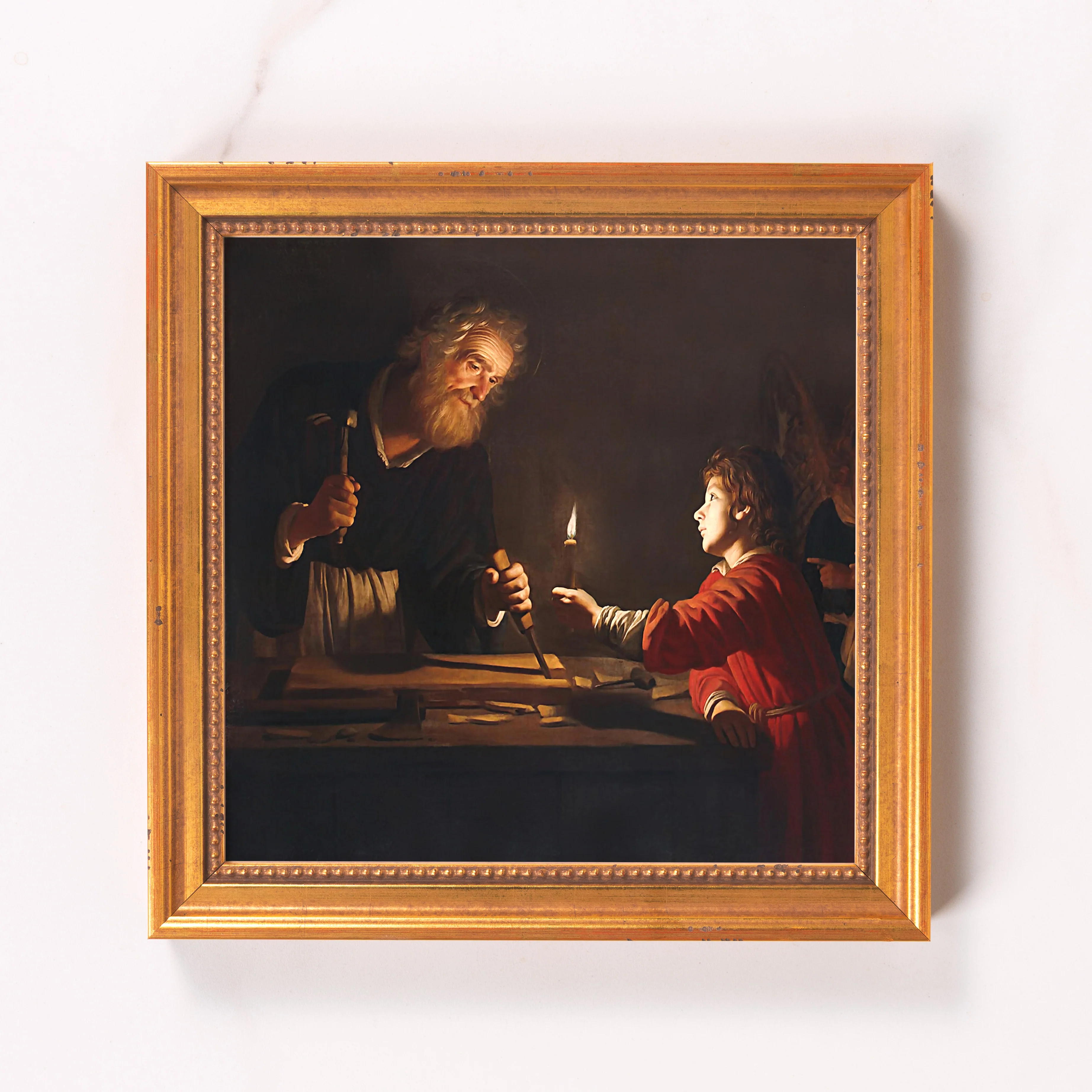 Childhood of Christ Framed Canvas - Sacred Mini Collection - Image 5