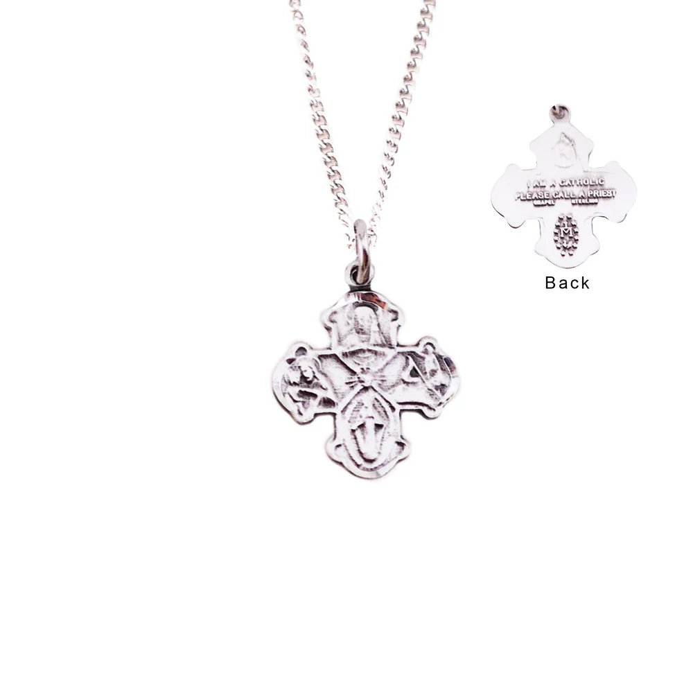Children's Four-Way Medal - Sterling Silver
