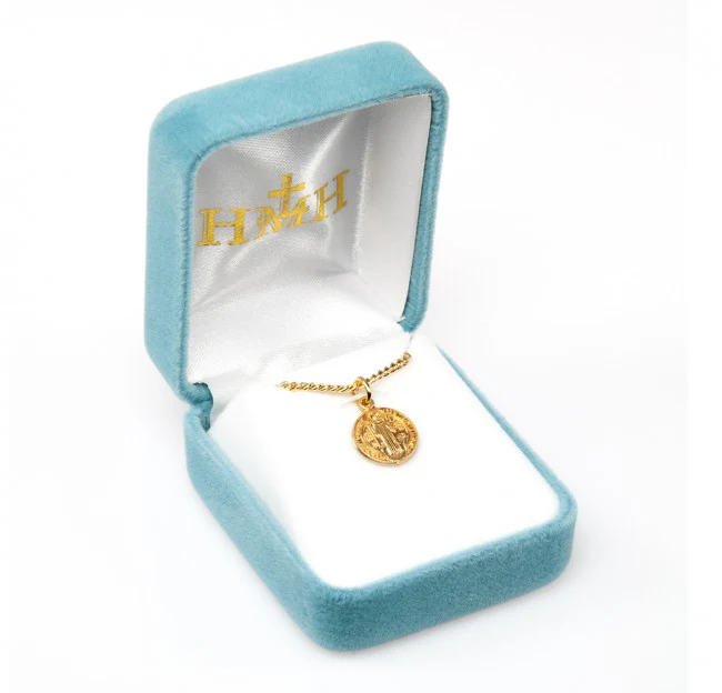 Children's Gold/Sterling St. Benedict Jubilee Medal - Image 2