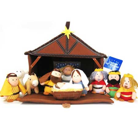 Children's Plush Nativity Play Set - 11 Pieces - Image 2