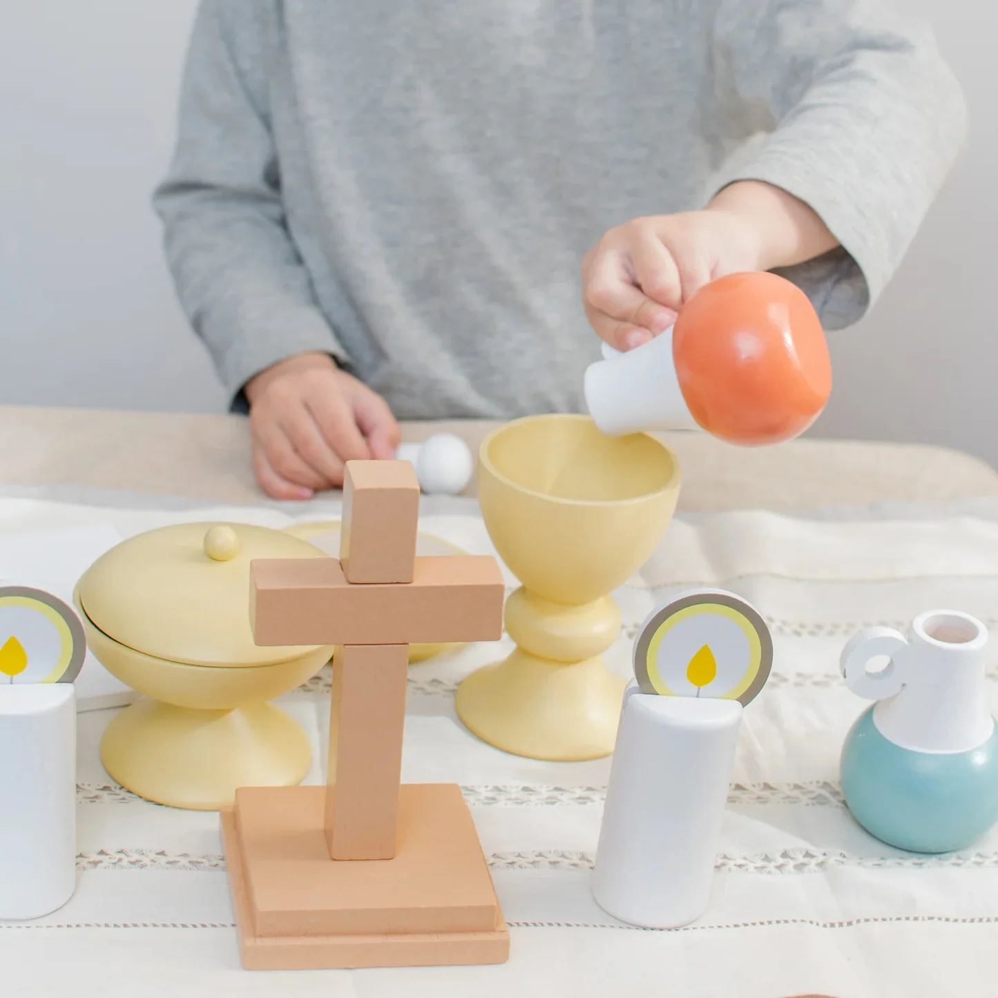 Children's Wooden Mass Kit Playset - Image 5