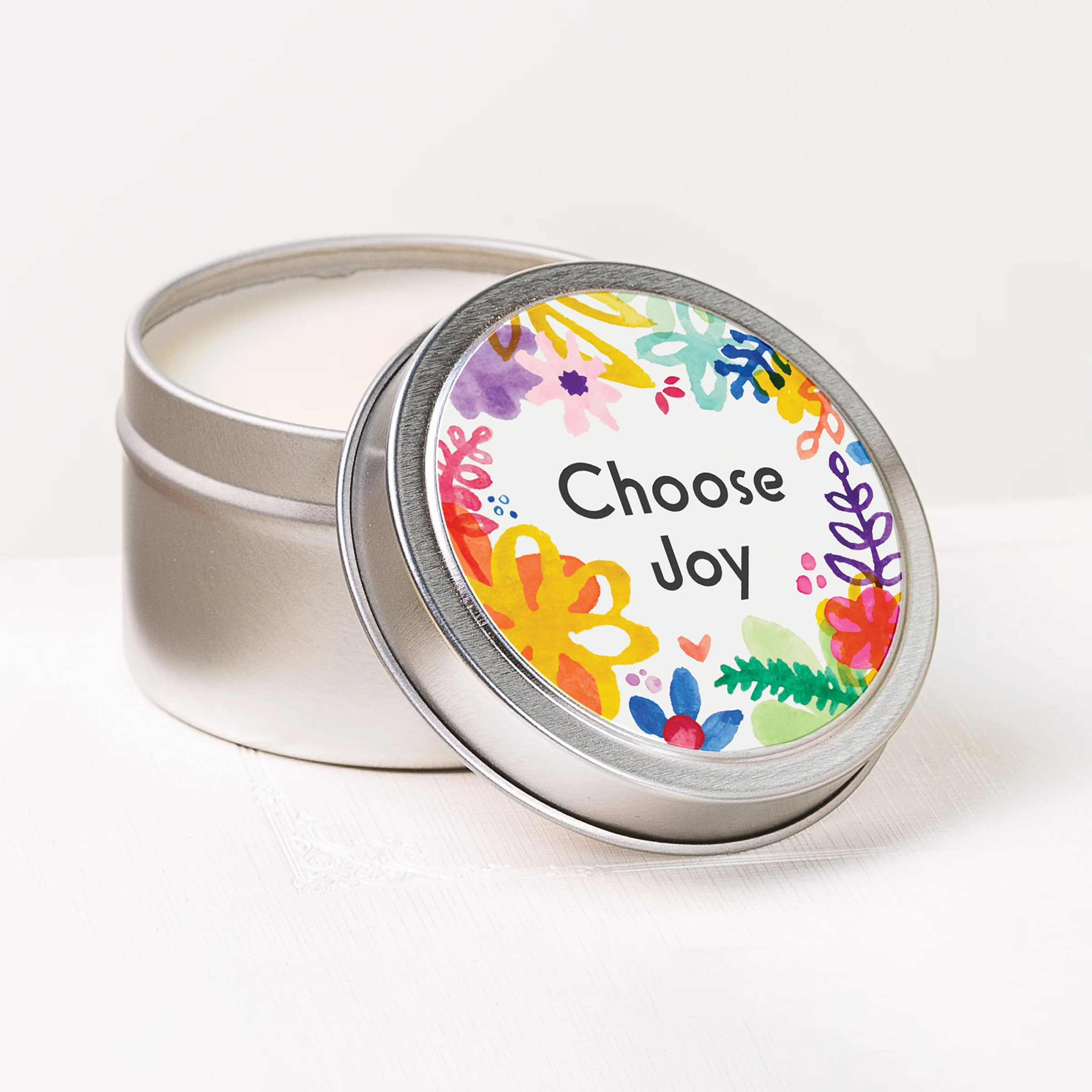 Choose Joy Candle Tin