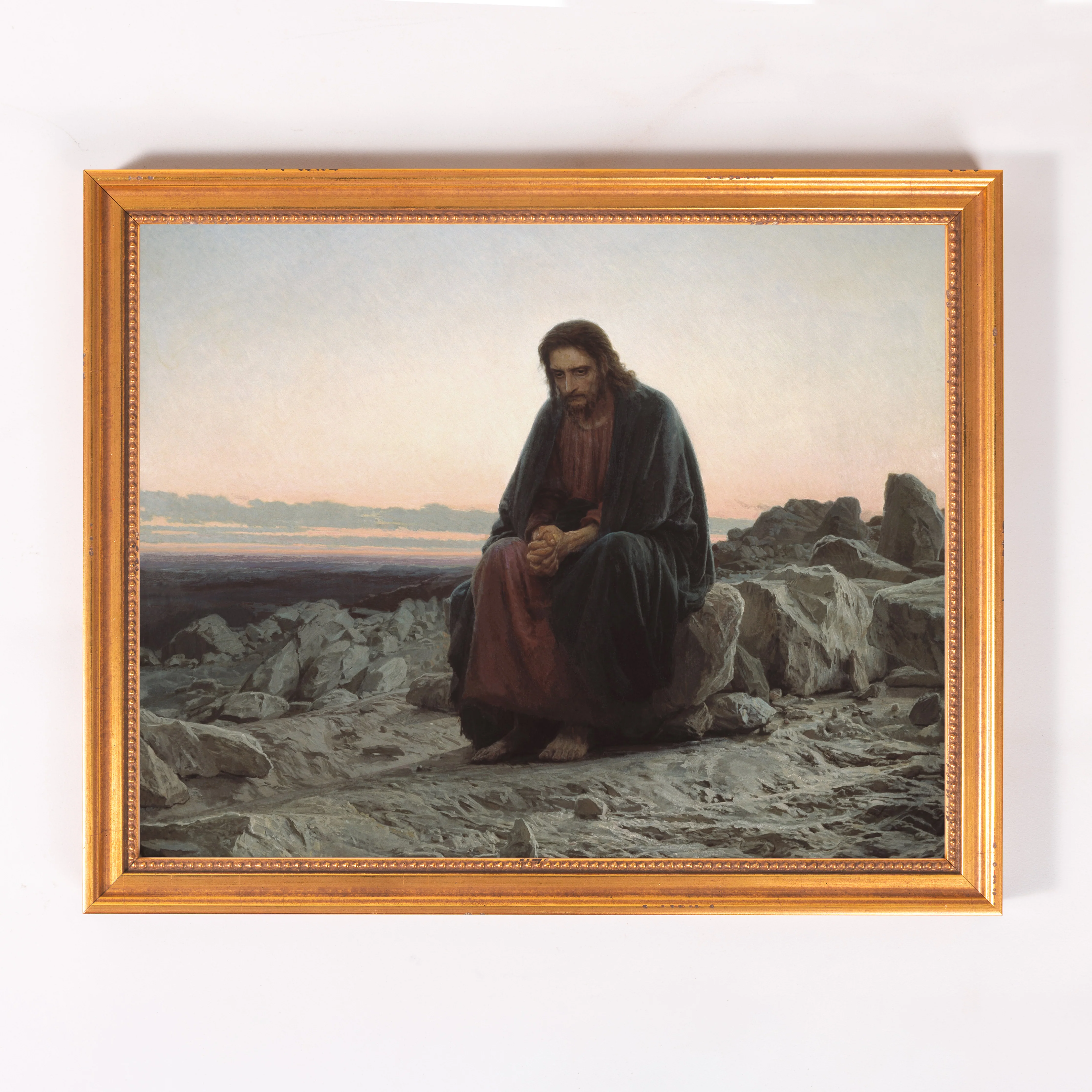 Christ in the Desert Framed Canvas - Sacred Classics Collection - Image 5