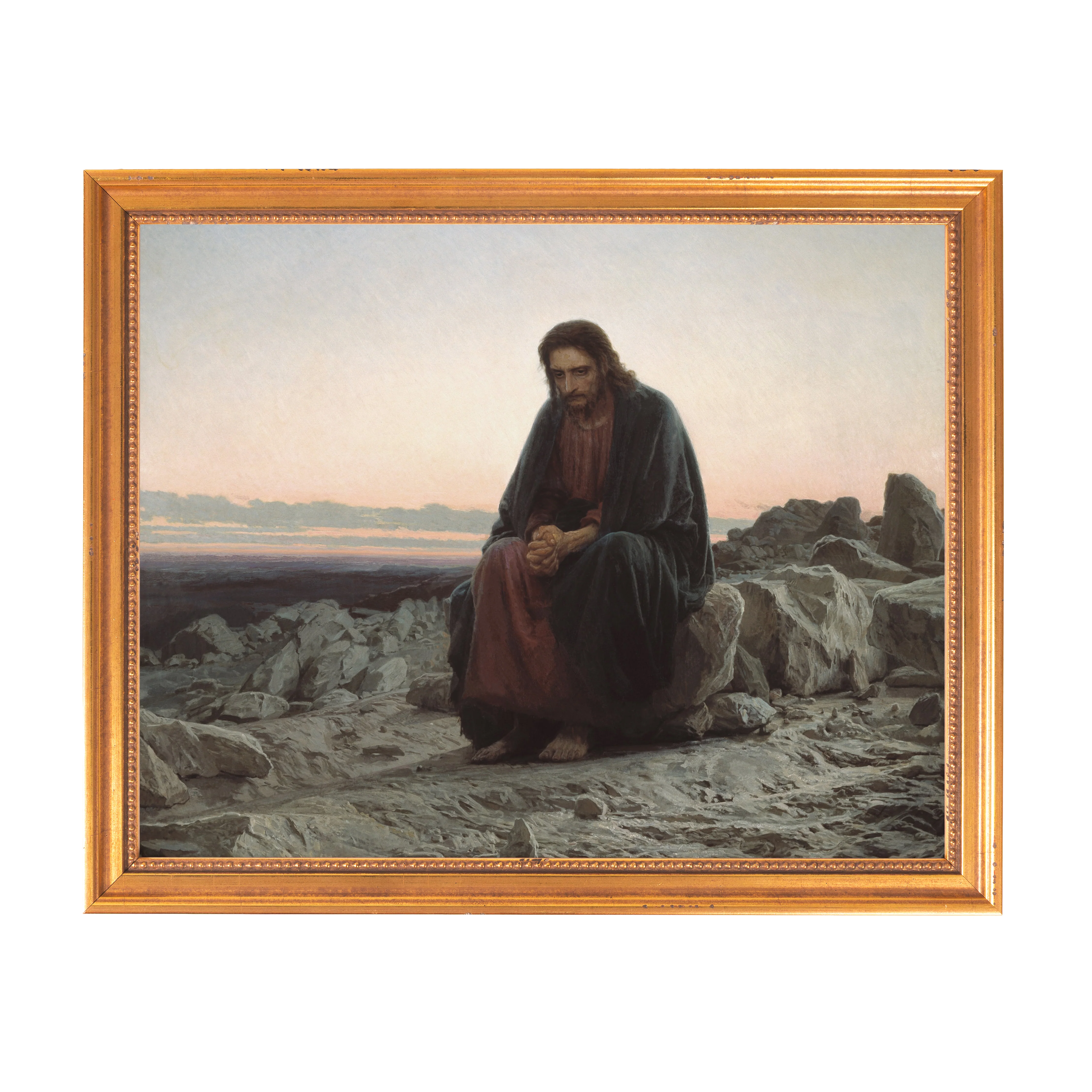 Christ in the Desert Framed Canvas - Sacred Classics Collection - Image 6