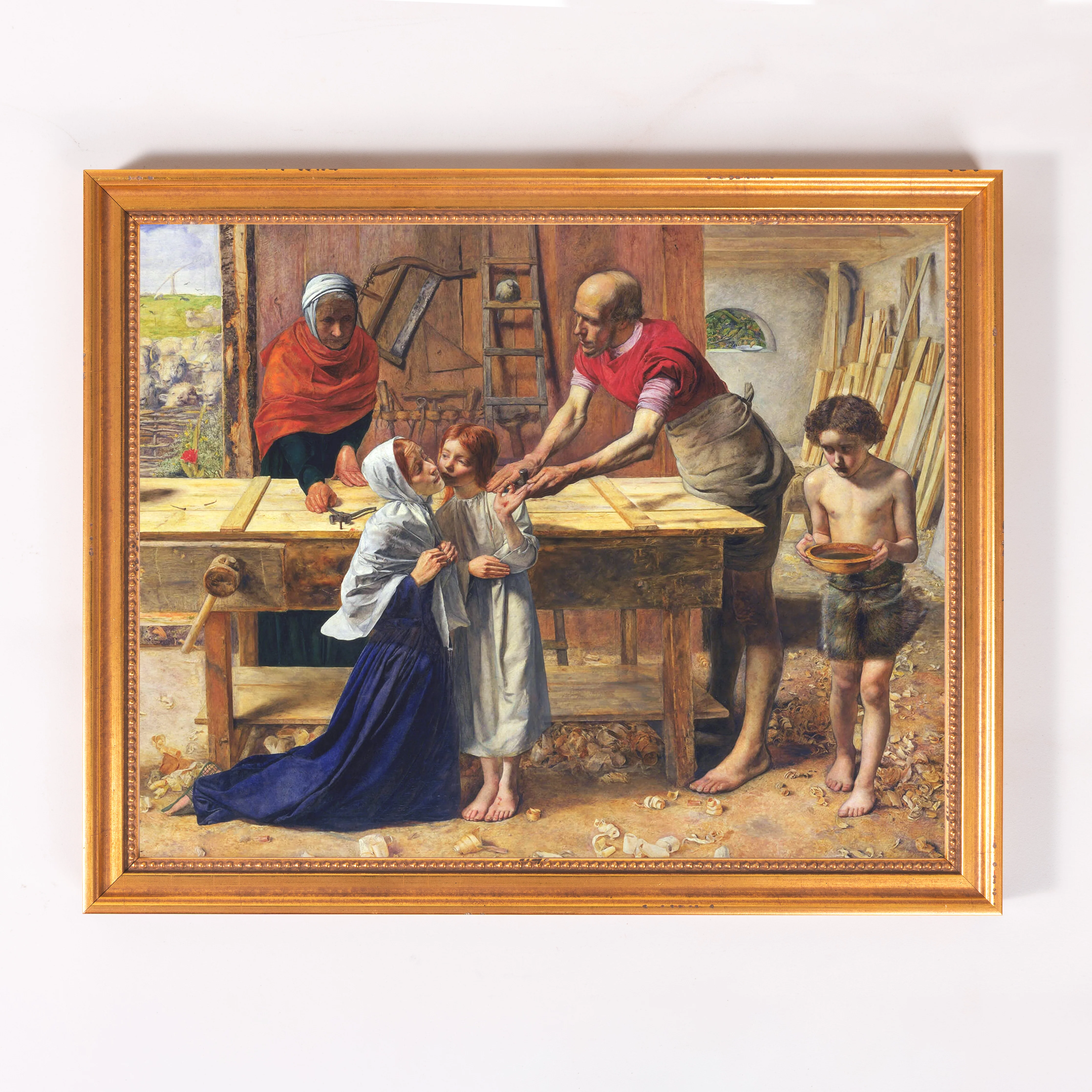 Christ in the House of His Parents Framed Canvas - Sacred Classics Collection - Image 5