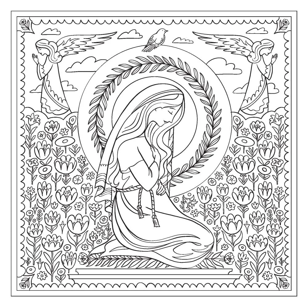 Christ Is Born: A Coloring Book with Bible Verses - Image 3