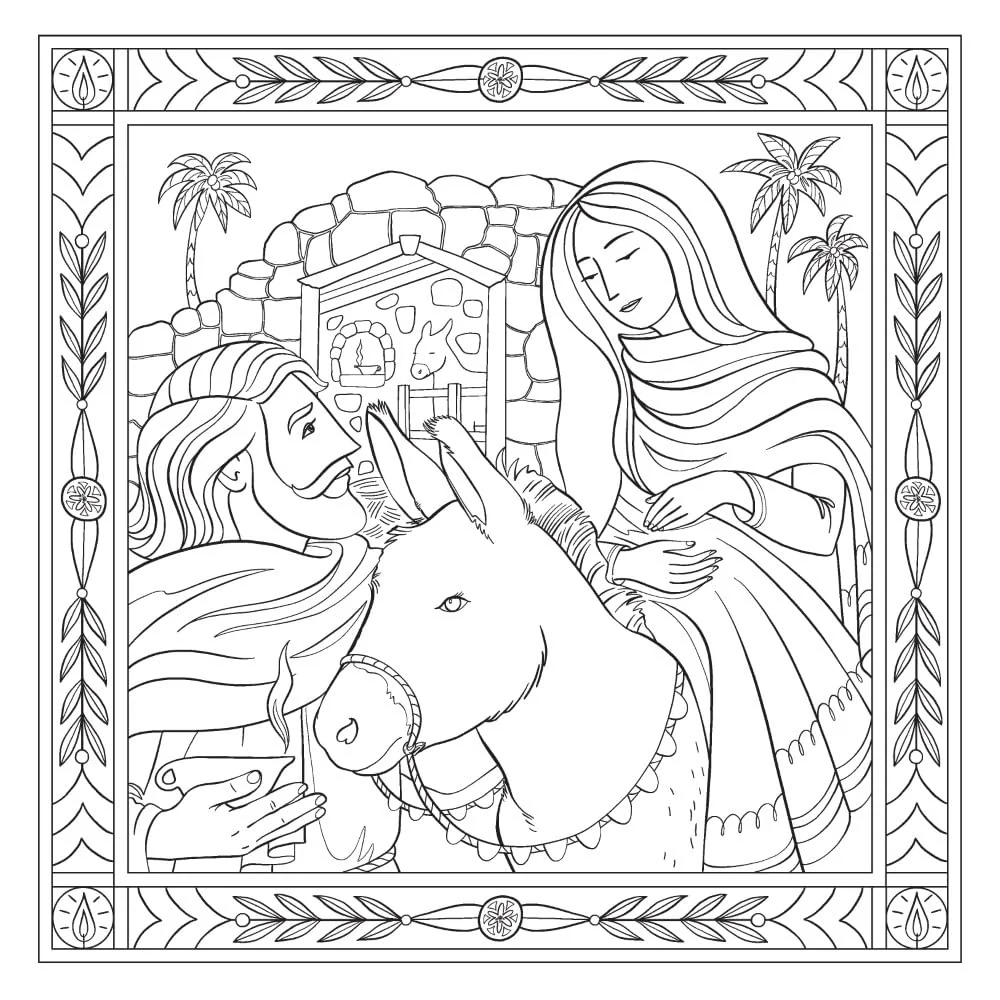 Christ Is Born: A Coloring Book with Bible Verses - Image 5