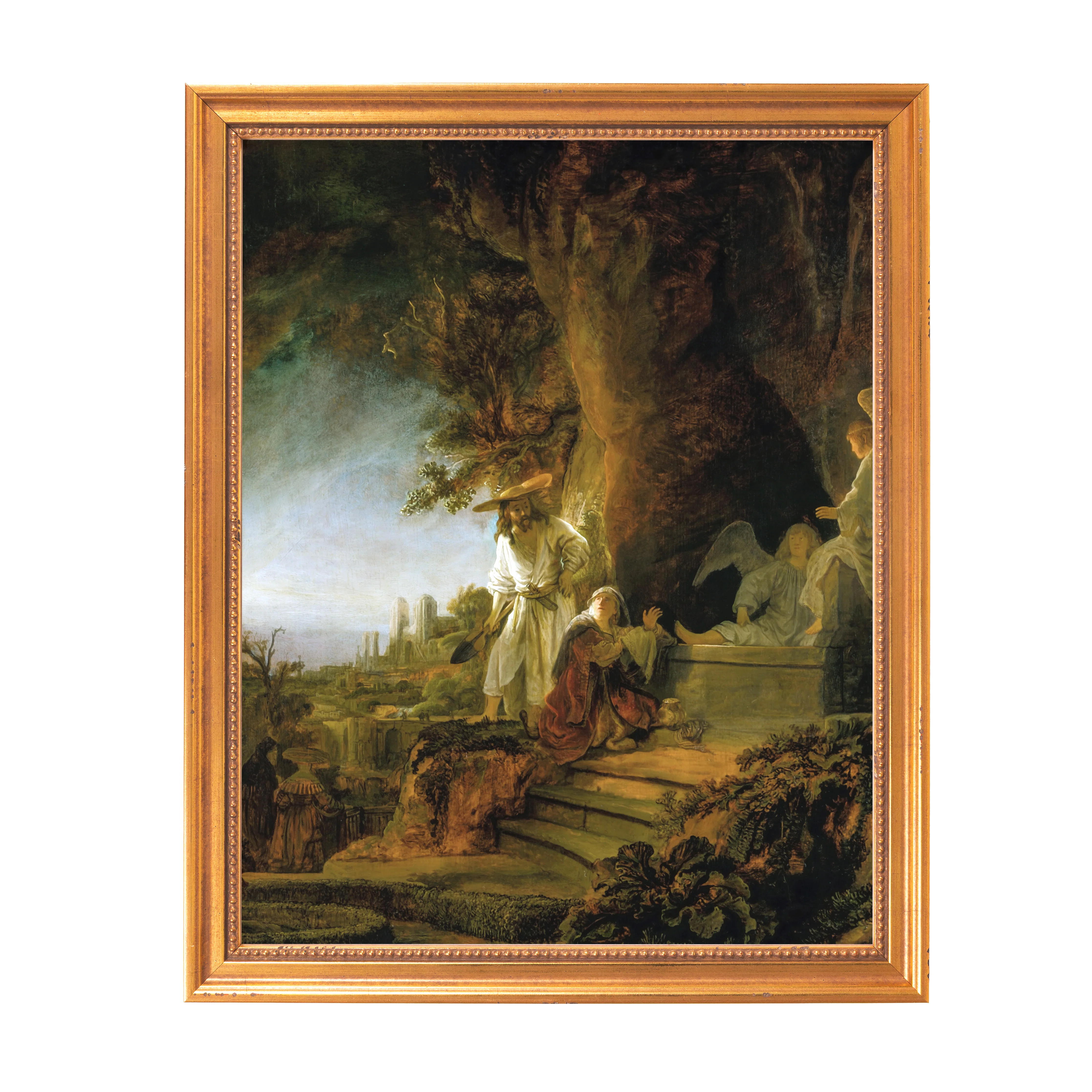 Christ & Mary Magdalene at the Tomb Framed Canvas - Sacred Classics Collection - Image 7