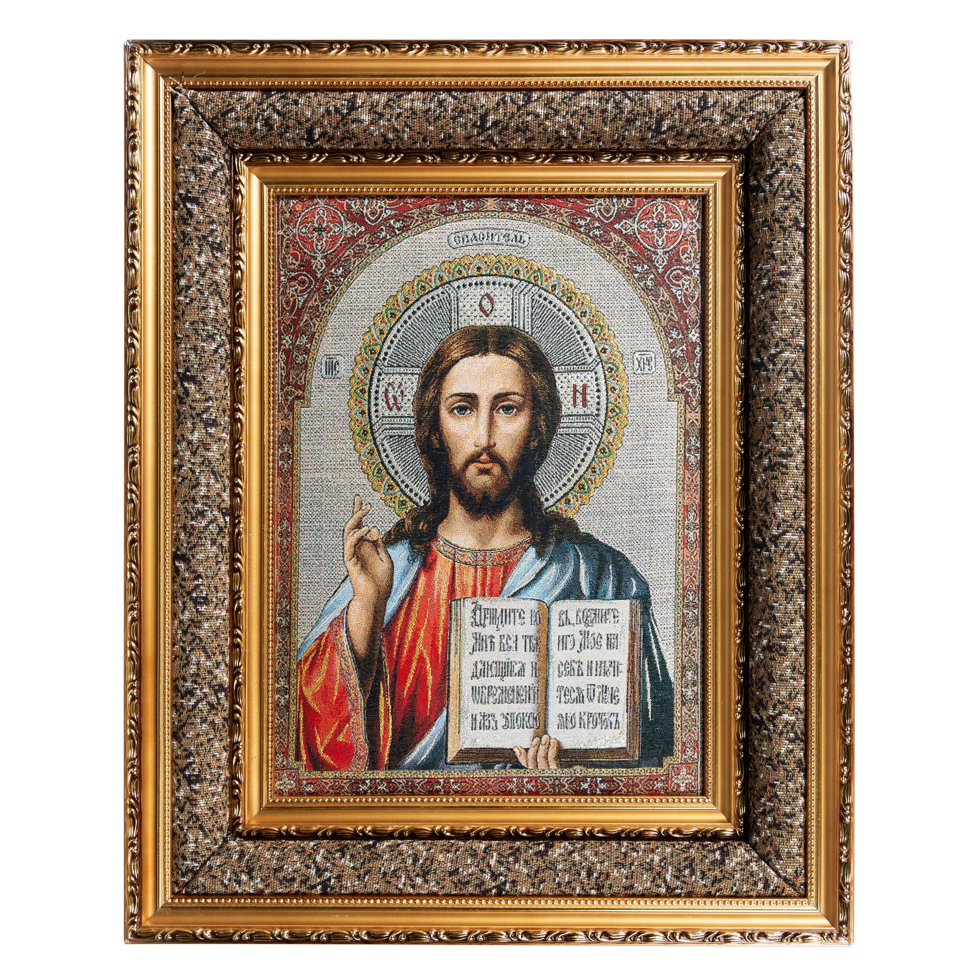 Christ Pantocrator in Ornate Frame