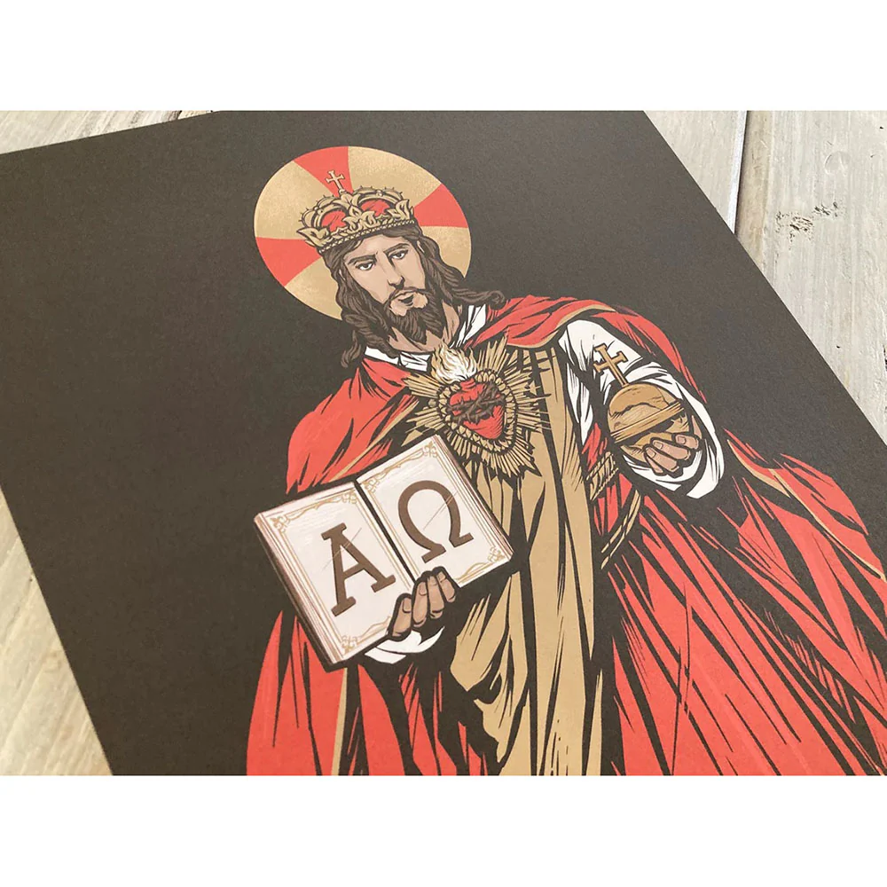Christ the King Print - 8.5" x 11" - Image 2