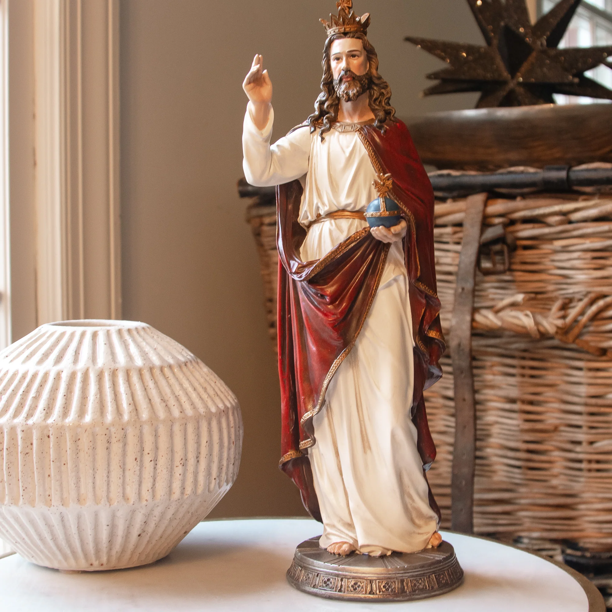Christ the King Statue - 14.25" - Image 2