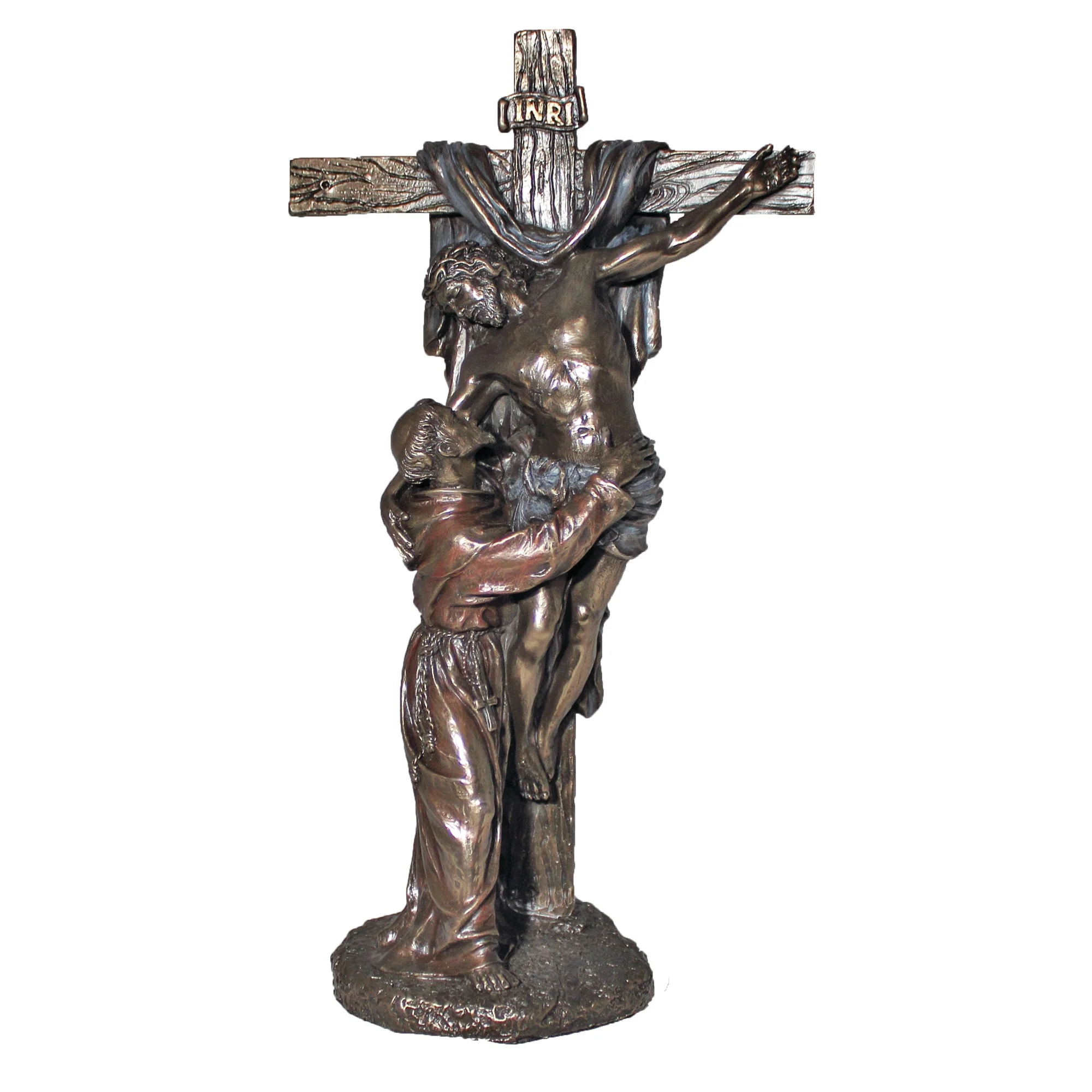 Christ W/St. Francis-Crucifixion Statue 11.5''
