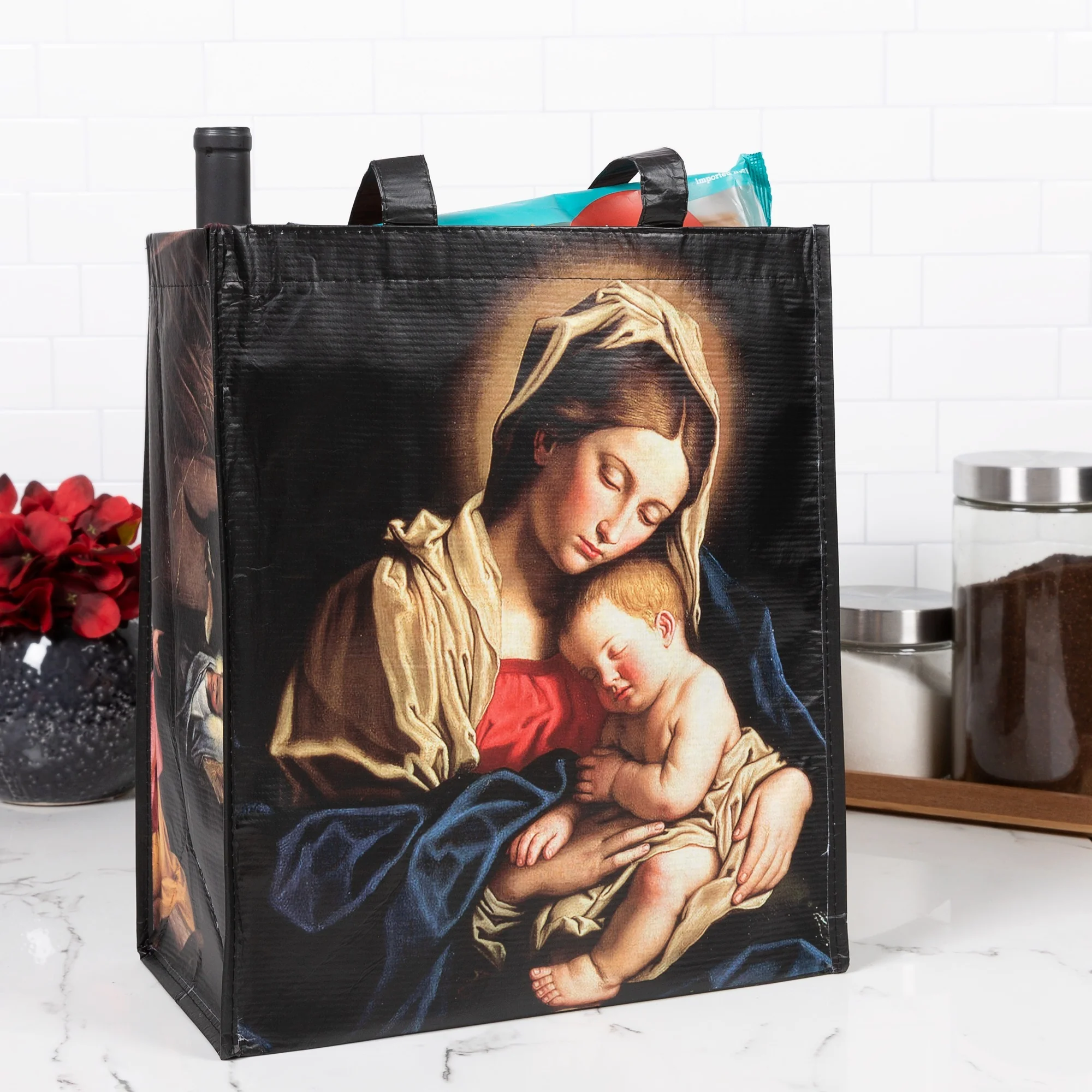 Christmas Classic Art Market Tote Bag - Image 8