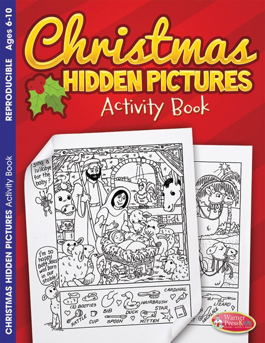 Christmas Hidden Pictures: Coloring Activity Book (Ages 6-10)