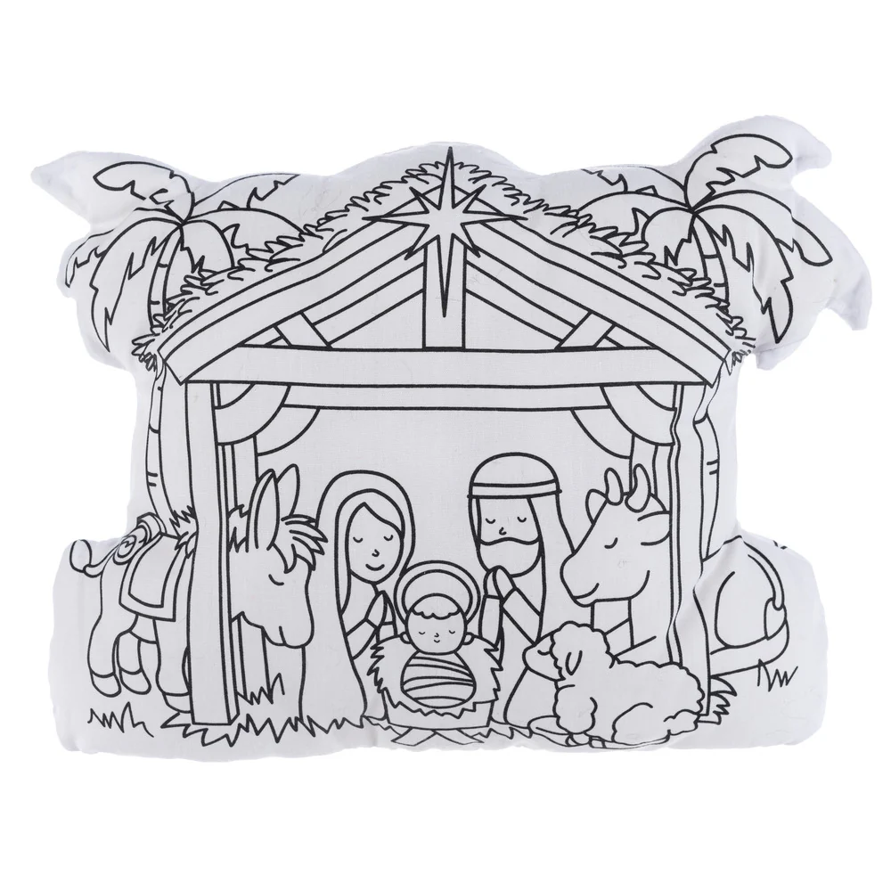 Christmas Nativity Scene Coloring Kit - Image 2