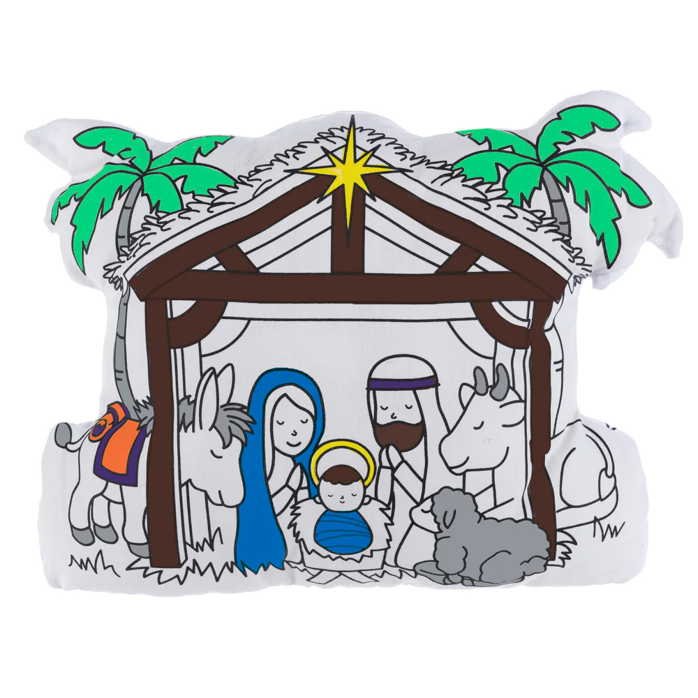 Christmas Nativity Scene Coloring Kit - Image 4