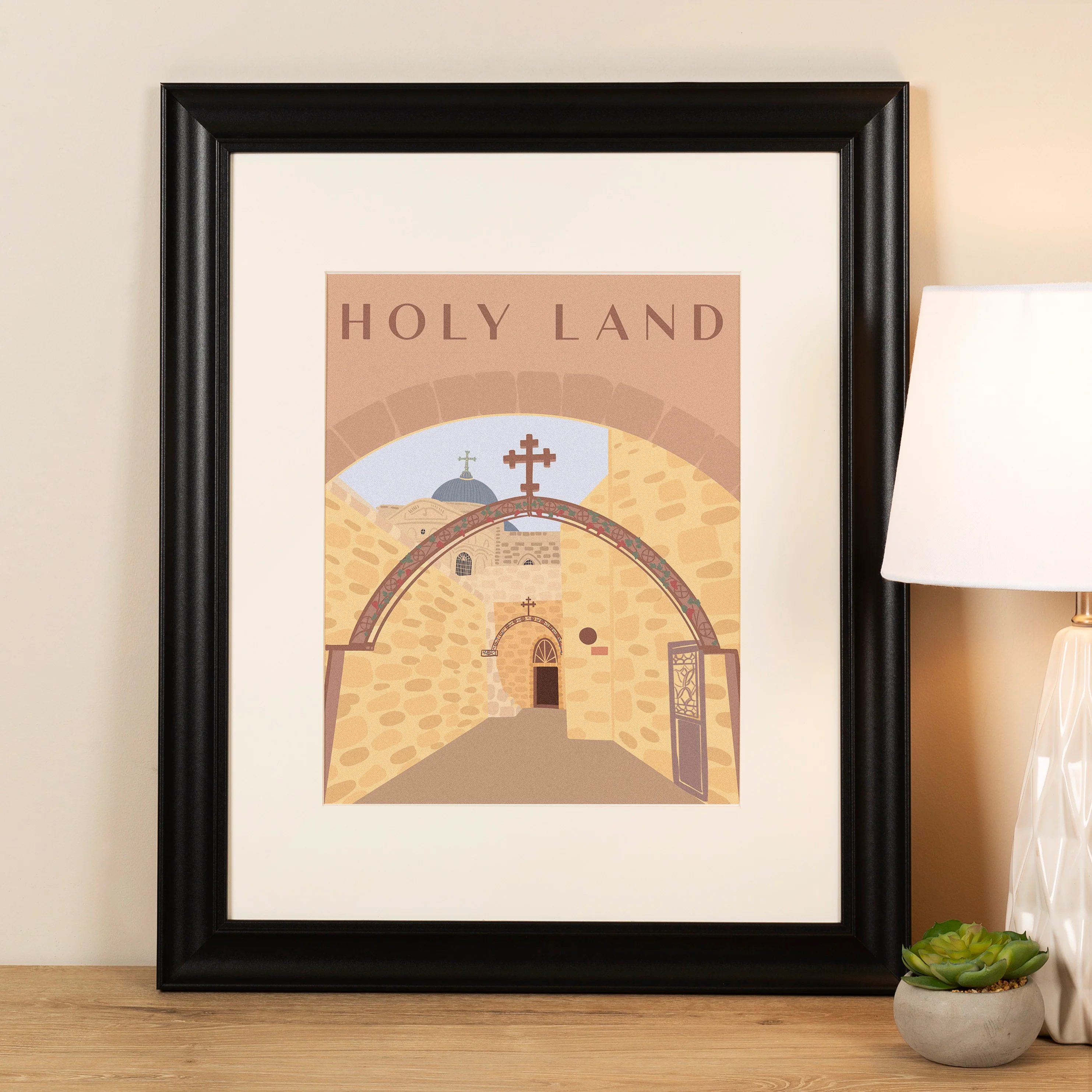 Church of the Holy Sepulchre Framed Travel Print - Image 3