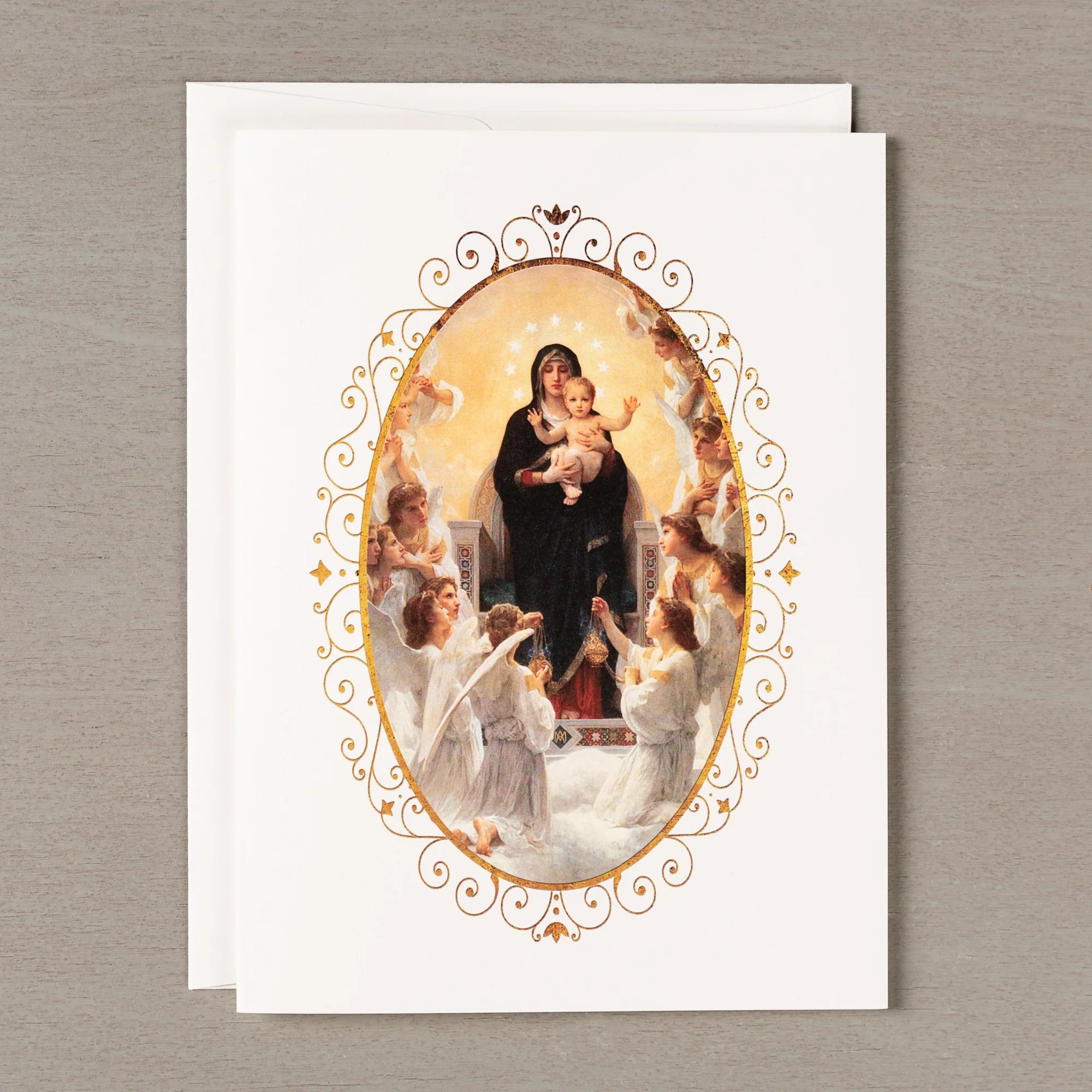 Classic Art Madonna & Child Note Cards - Set of 12 - Image 3