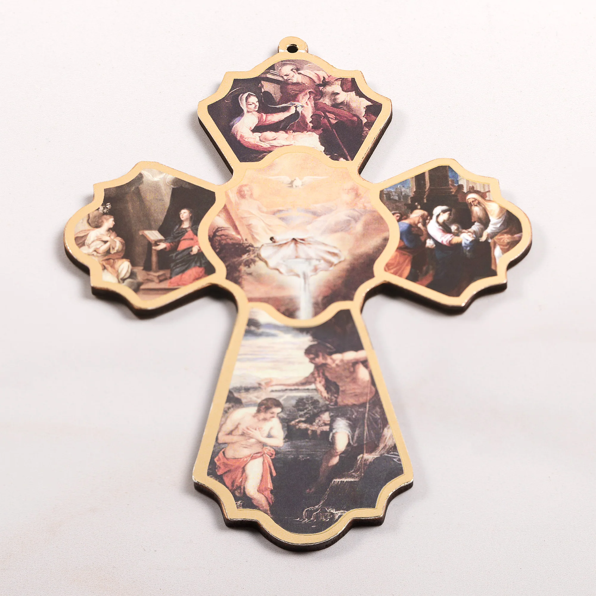 Classic Baptism Wall Cross - 4" x 6" - Image 3