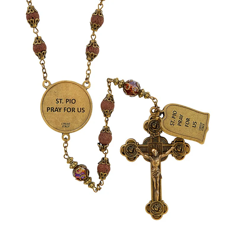 Collector's Edition Padre Pio Rosary - Image 2