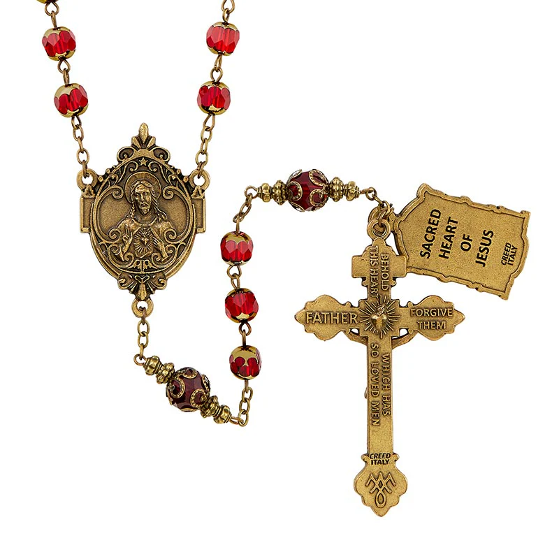 Collector's Edition Sacred Heart Rosary - Image 2