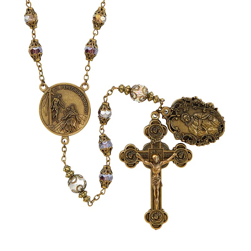 Collector's Edition St. Peregrine Rosary - Image 2
