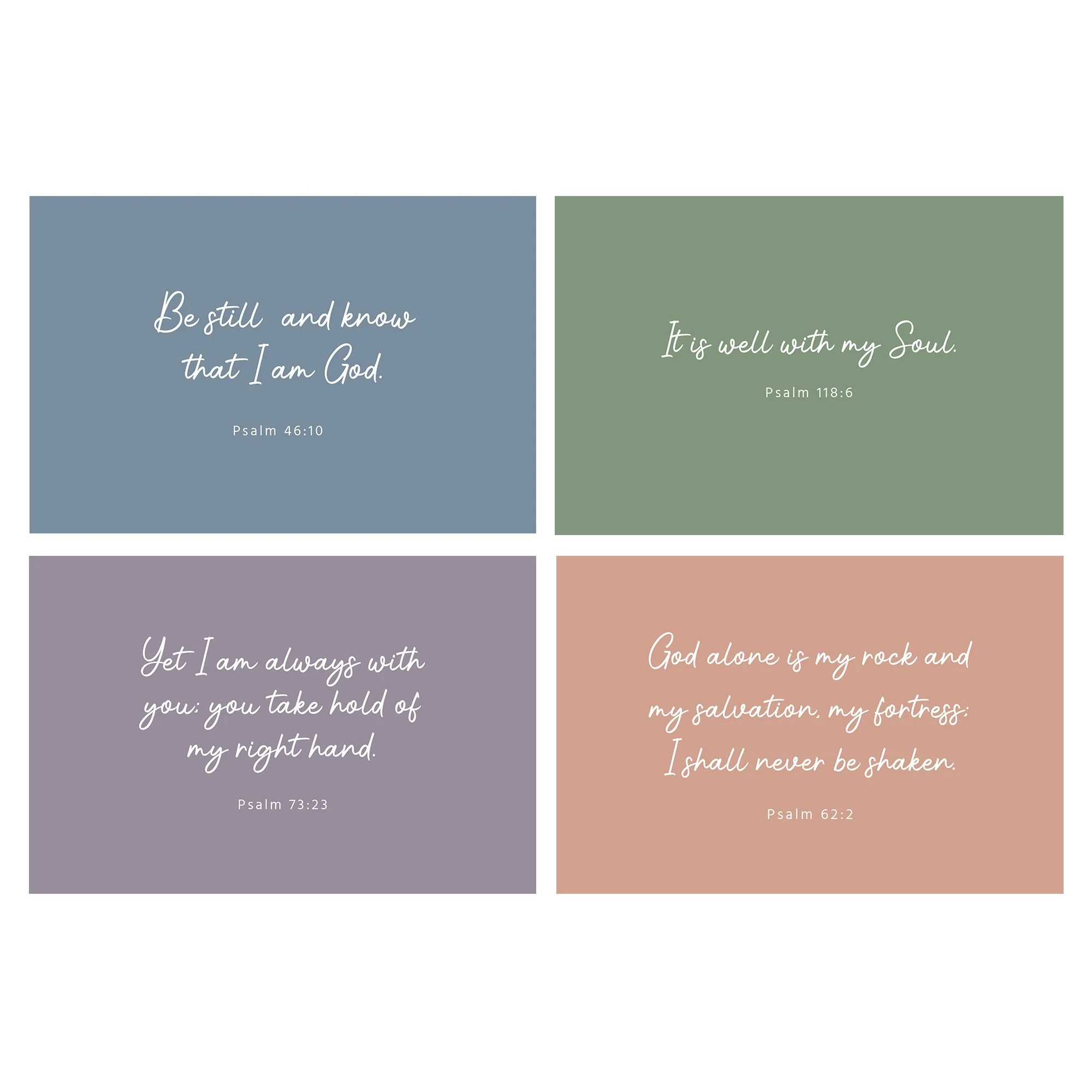 Color Block Scripture Note Card Set - Pack of 12 - Image 2