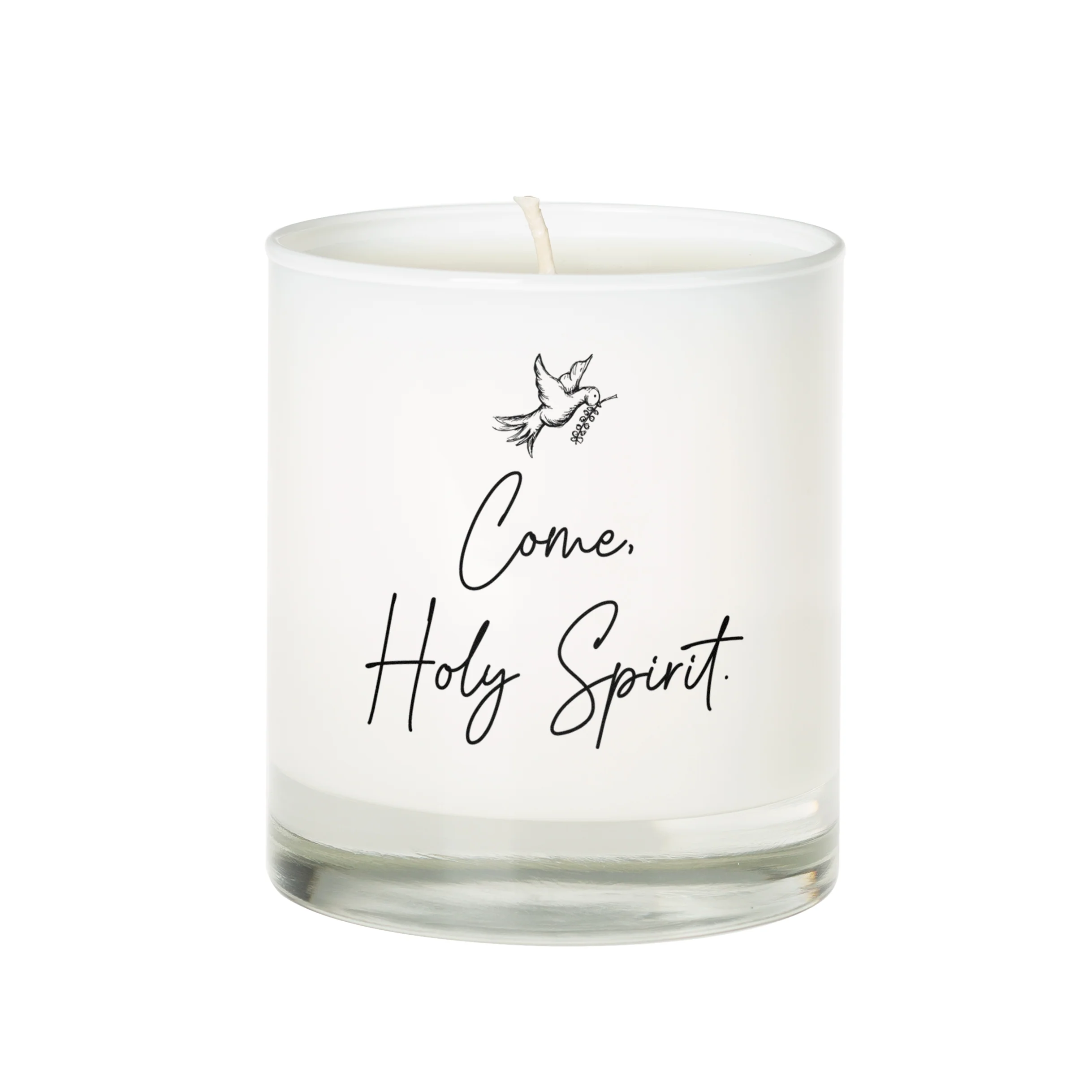 Come Holy Spirit Dove Candle