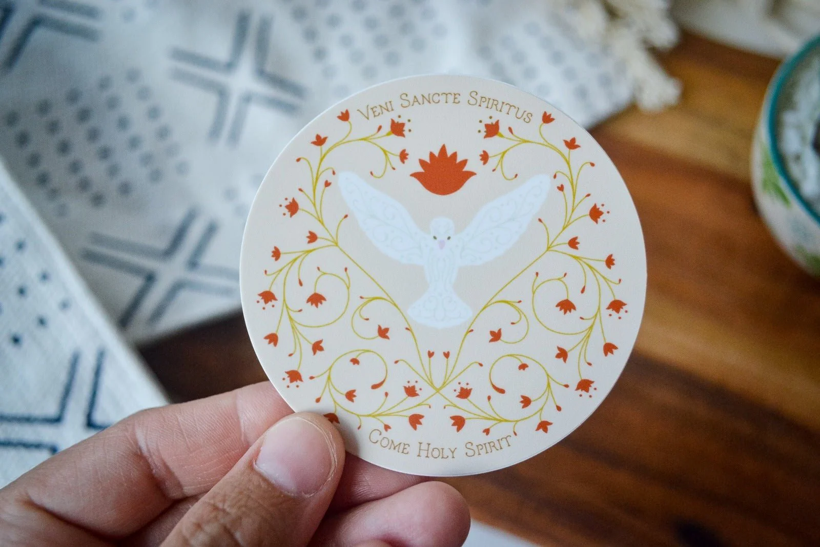 Come Holy Spirit Vinyl Sticker - Image 6