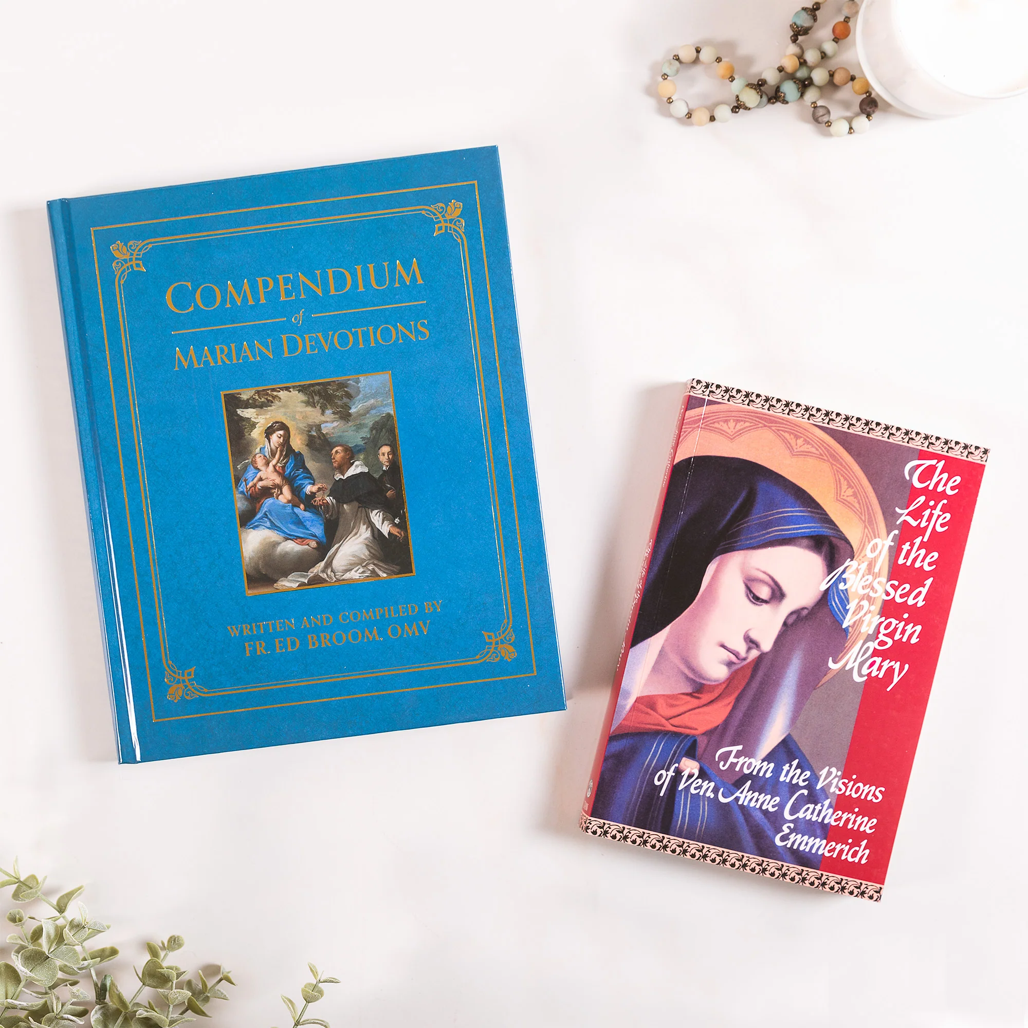 Compendium of Marian Devotions & The Life of the Blessed Virgin Mary From the Visions of Ven. Anne Catherine Emmerich (2 Book Set) - Image 2
