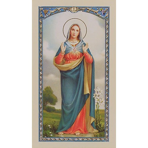 Consecration to Mary - Prayer Card