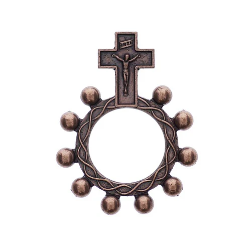 Copper Finger Rosary - Pack 25