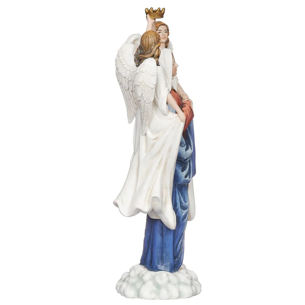 Coronation of Mary Queen of Heaven Statue - 11" - Image 2