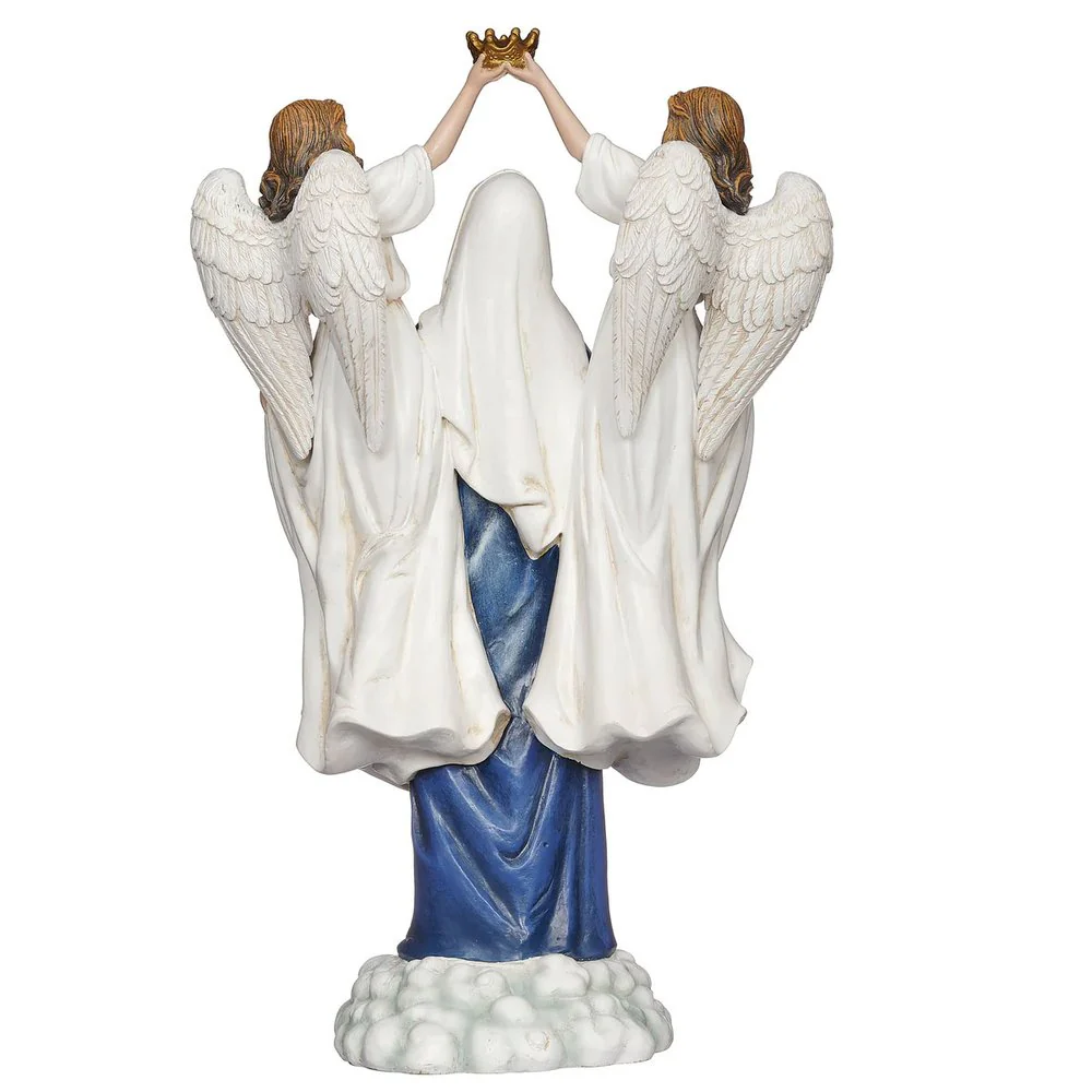 Coronation of Mary Queen of Heaven Statue - 11" - Image 3