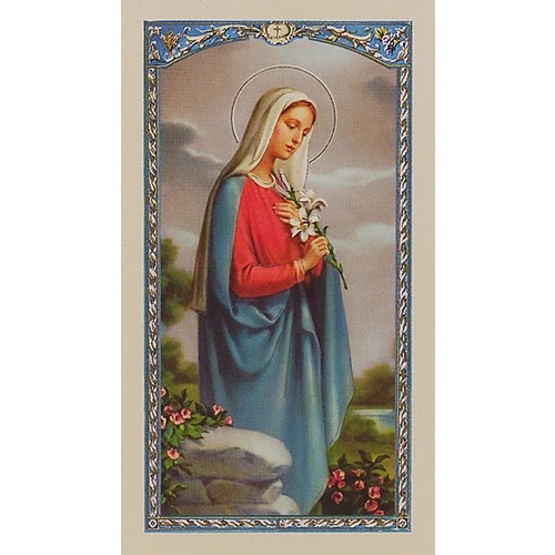 Courtship Prayer - Mary - Prayer Card