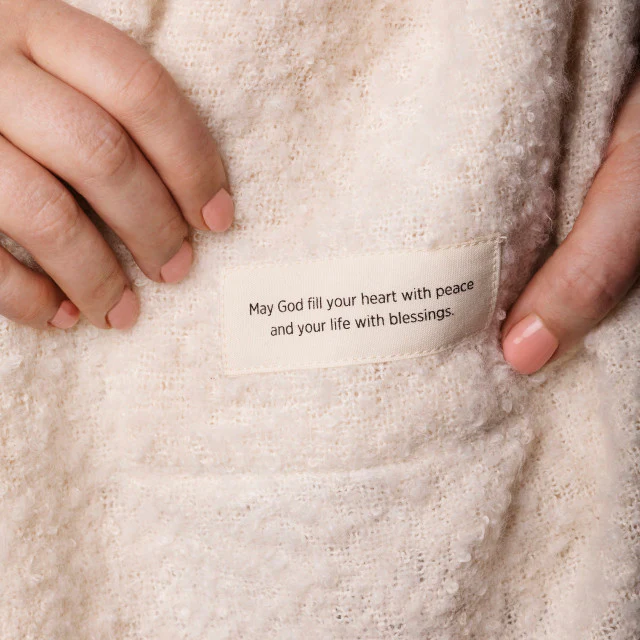 Cream Prayer Shawl - Image 2