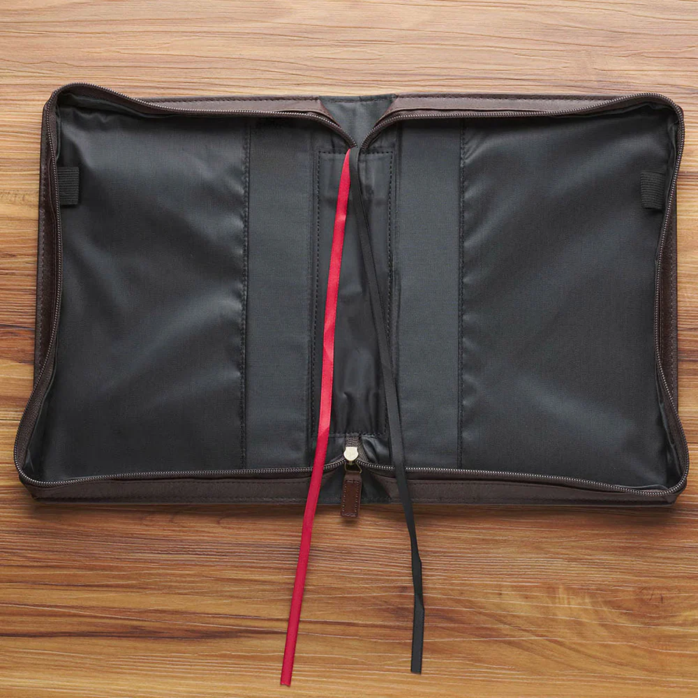 Crown of Thorns Brown Leatherette Bible Cover - Image 4