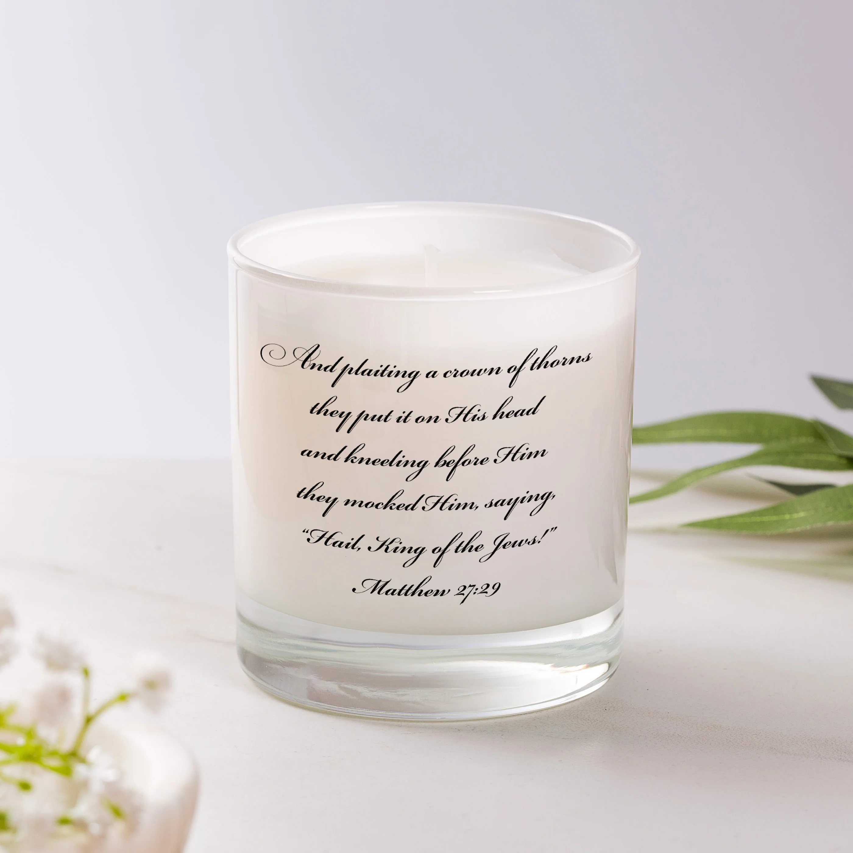 Crown of Thorns Montmartre Stained Glass Candle - Image 2