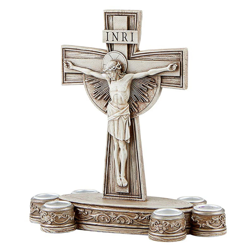 Crucifix Lenten Candleholder - Image 2
