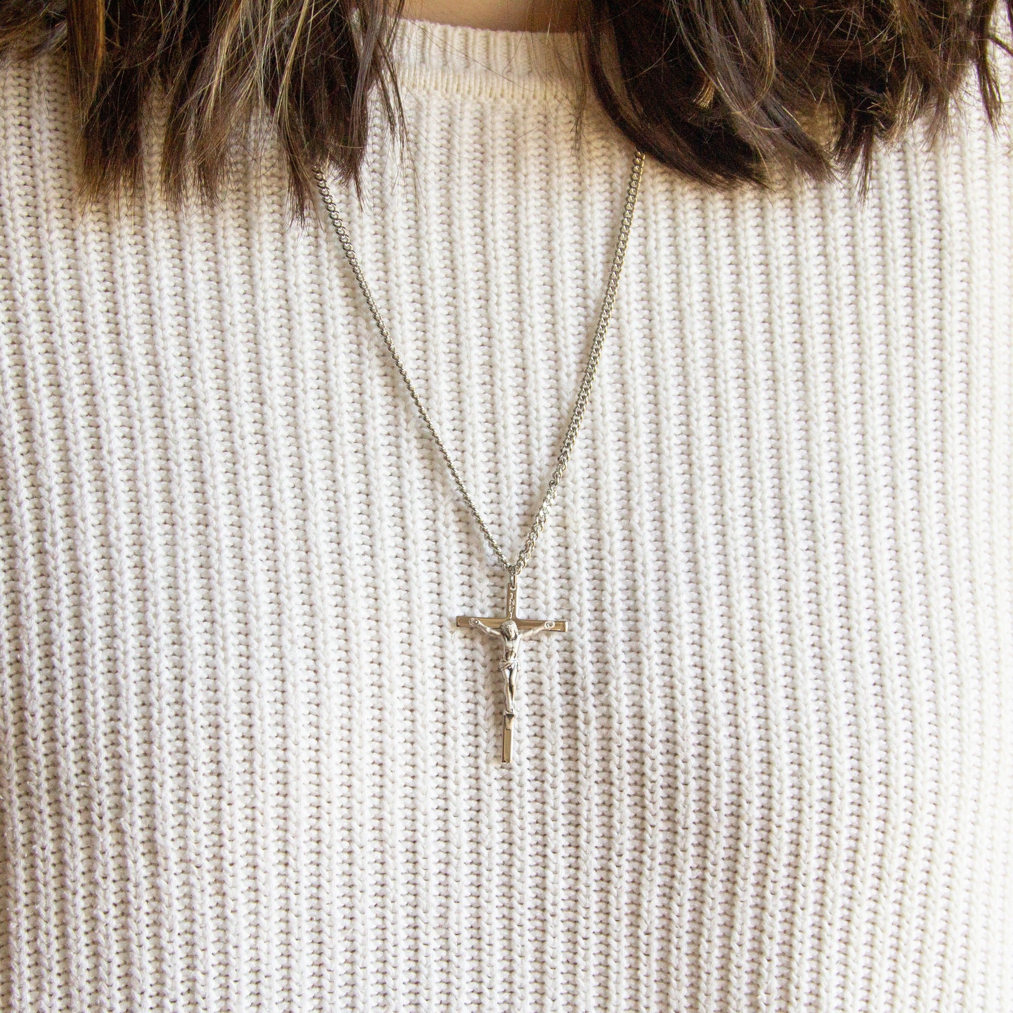 Crucifix - Sterling Silver on 24 inch chain - Image 4