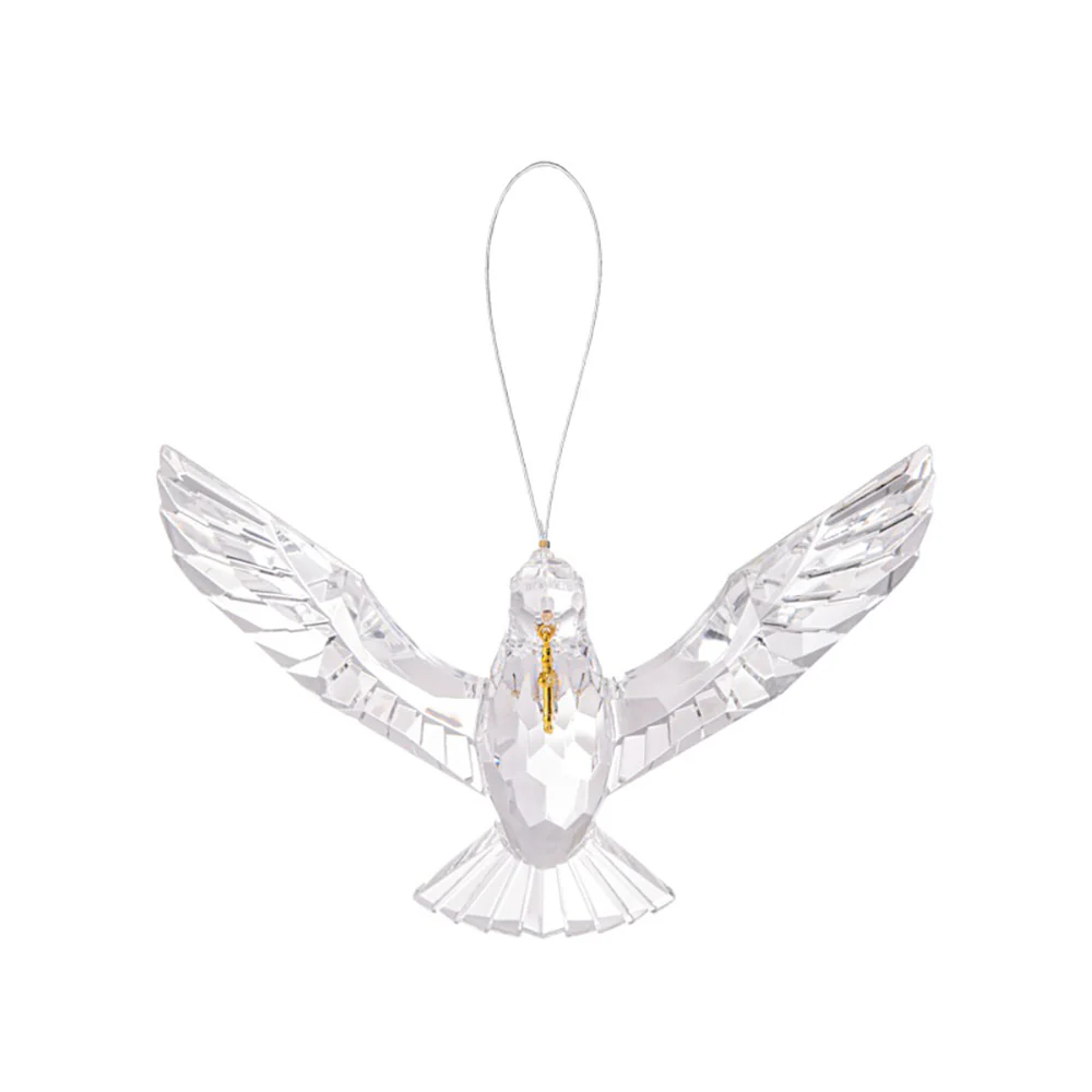 Crystal Peace Dove & Cross Ornament - Image 2